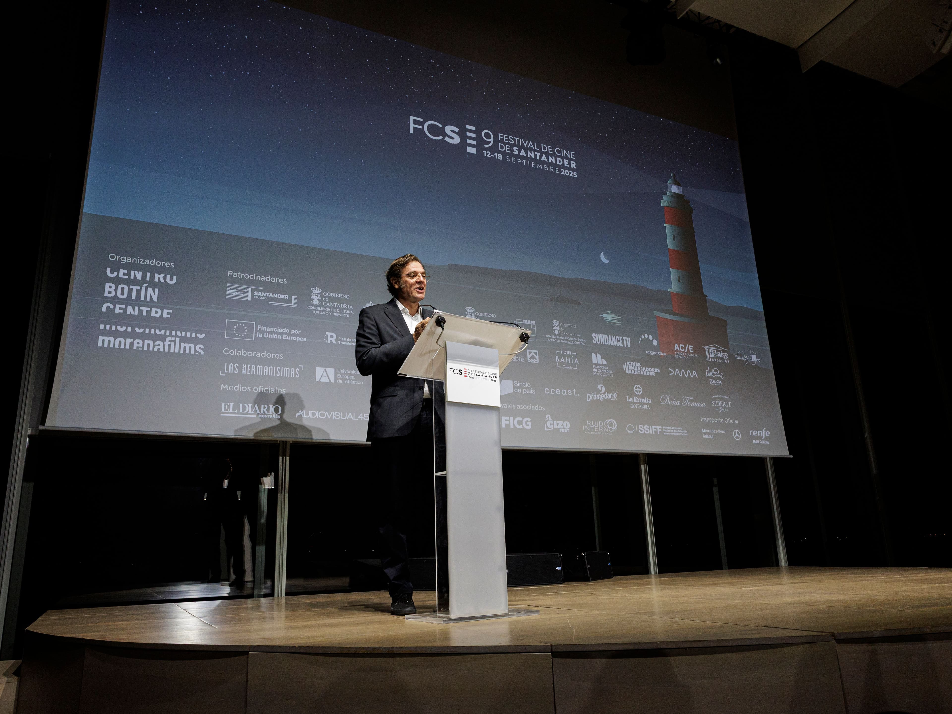 Álvaro Longoria en el Festival de Cine de Santander