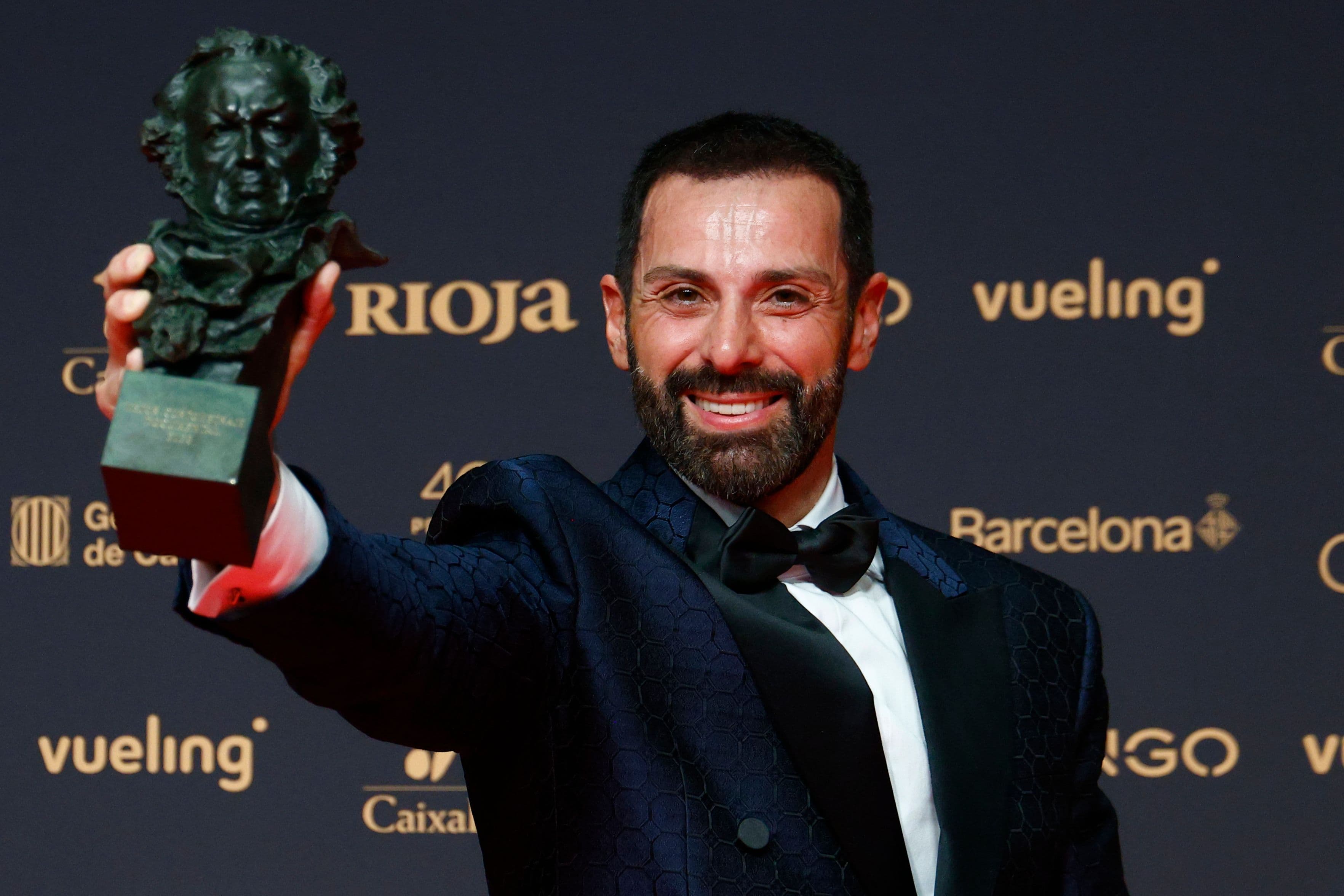 El productor Carlo D'Ursi durante la ceremonia de la 40 edición de los Premios Goya