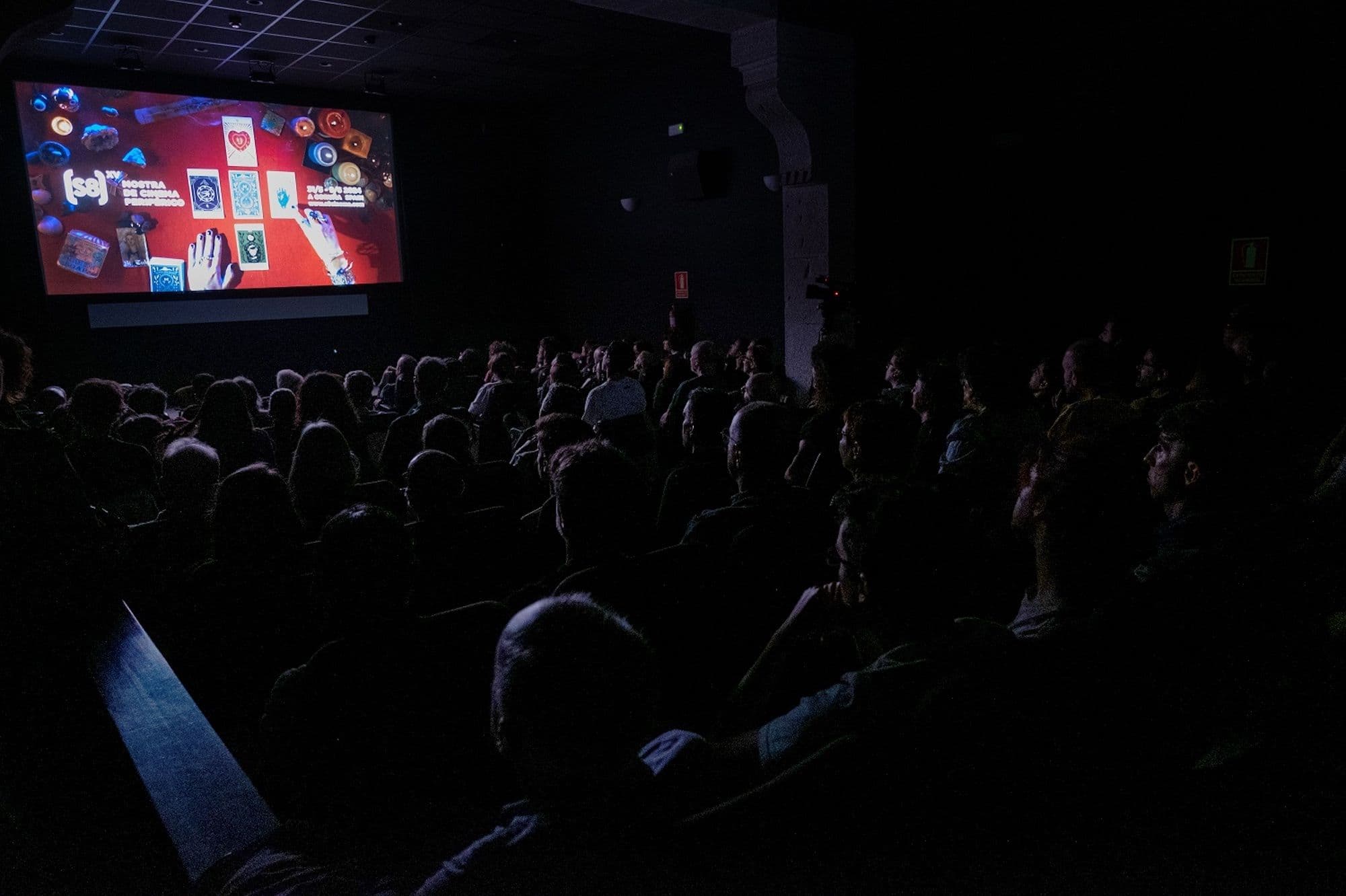 Panorámica de una de las salas del festival (S8) en el Centro Galego de Artes da Imaxe de la Filmoteca de Galicia