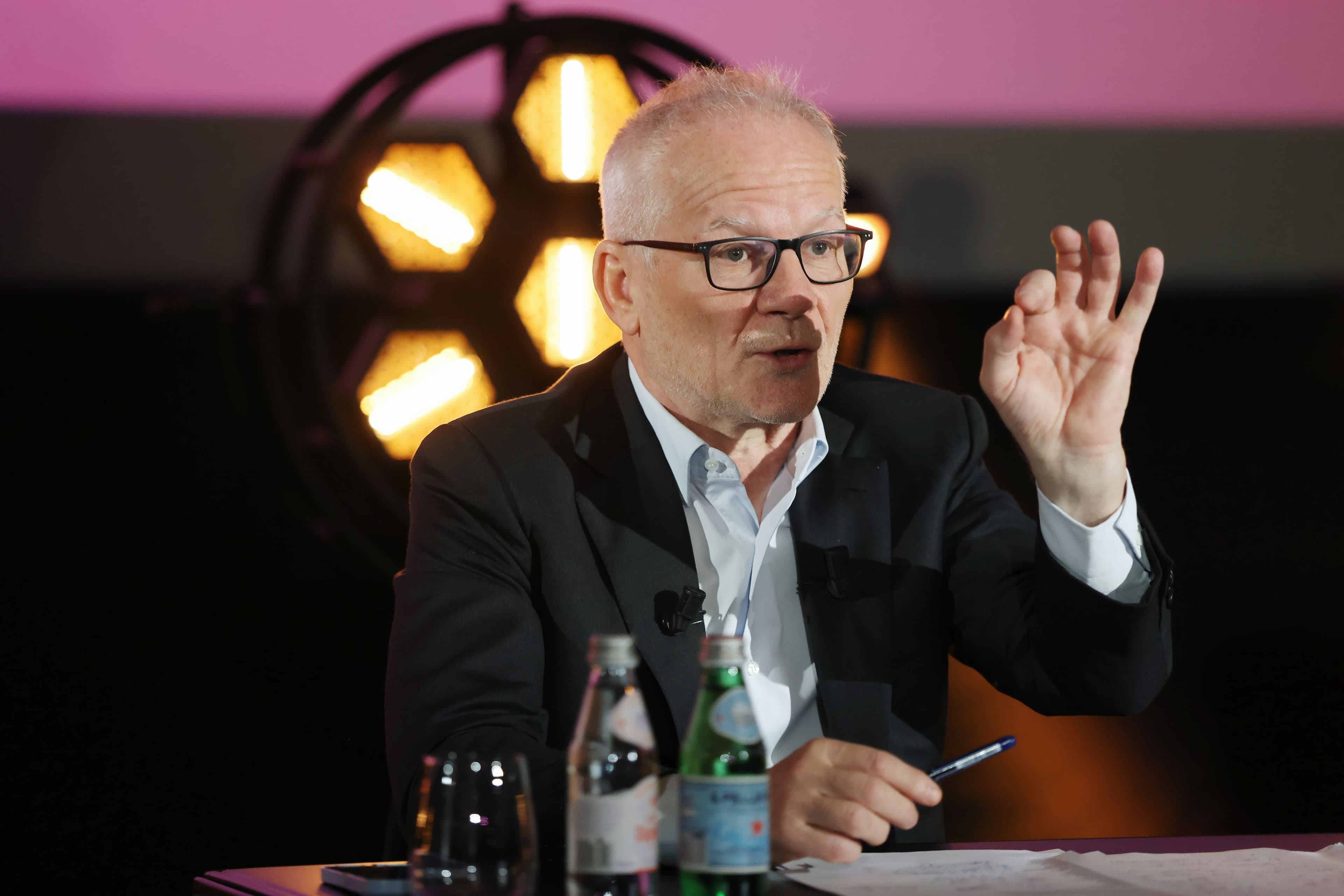 El director artístico del Festival de Cannes, Thierry Frémaux, durante la presentación de la programación del año 2025 en París