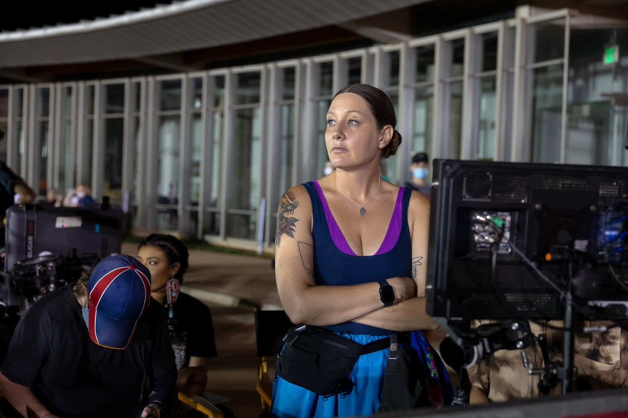 La directora y guionista Erica Tremblay, detrás de las cámaras de 'Fancy dance'