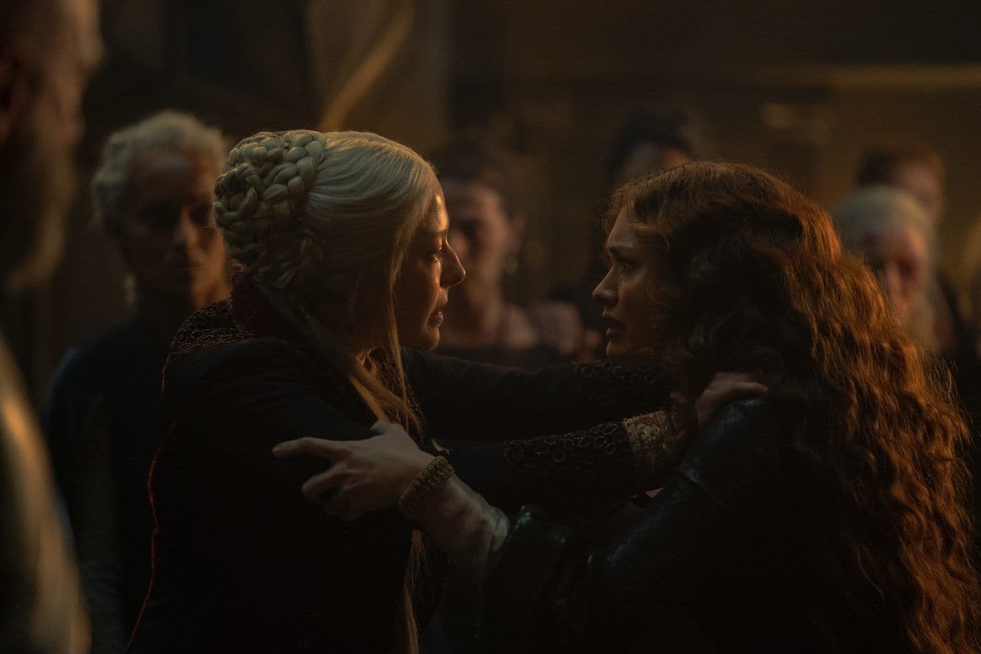 Emma D'Arcy y Olivia Cooke, en una escena de 'La Casa del Dragón' en HBO.