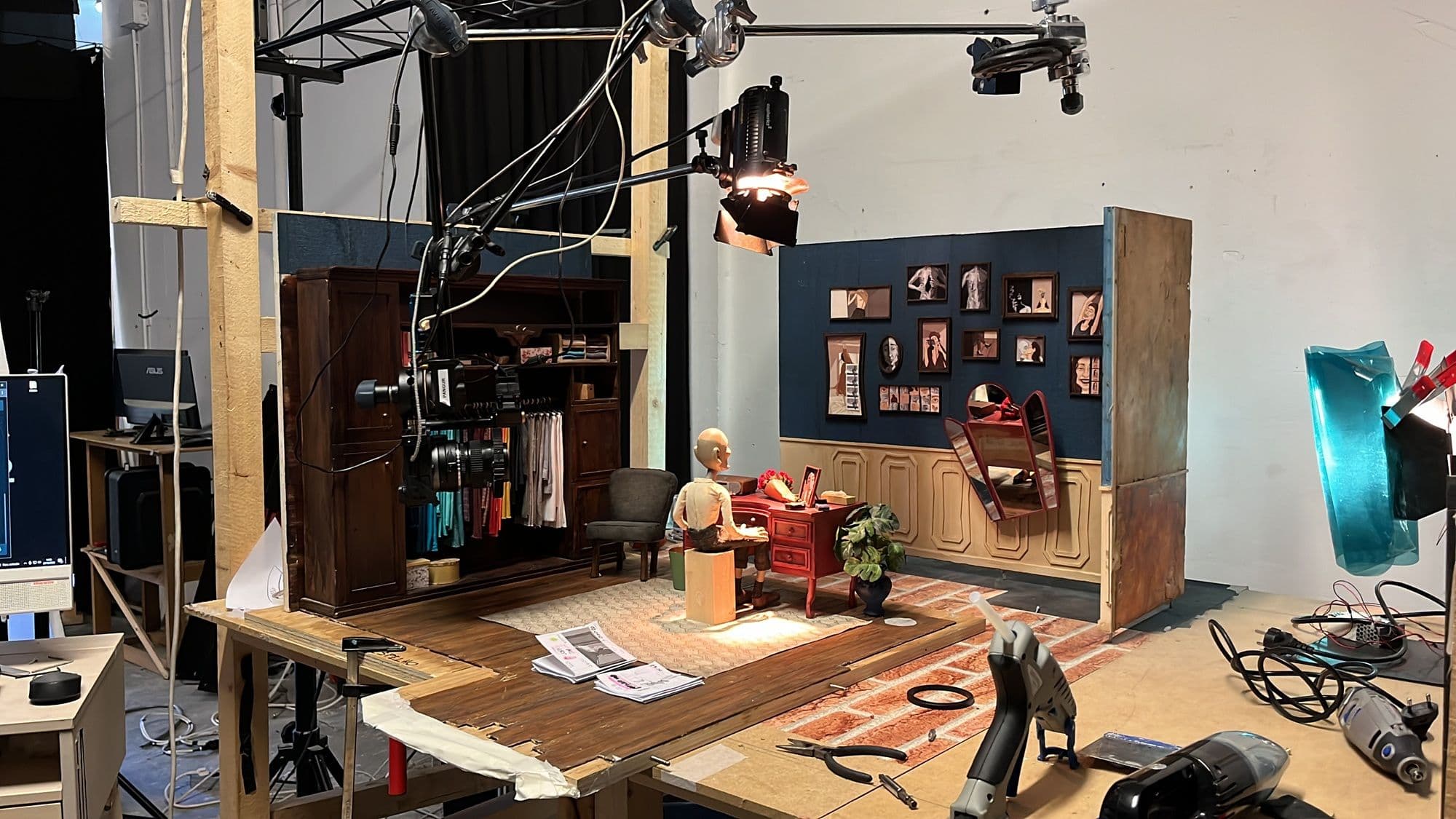 Fotografia del making of de 'Pietra', dirigido por Cynthia Levitan