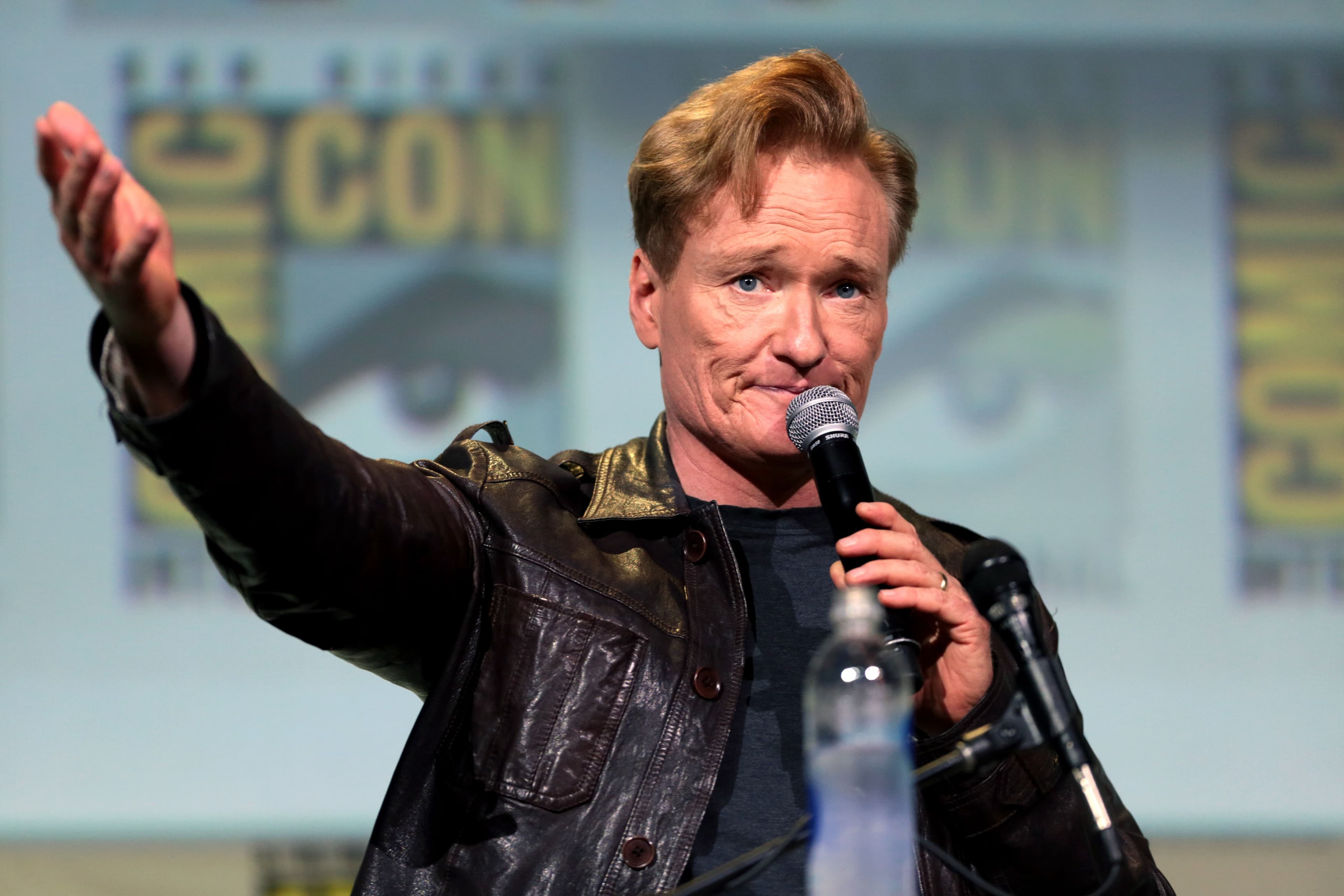 El cómico y presentador Conan O'Brien en una foto de archivo de la Comic Con de 2023