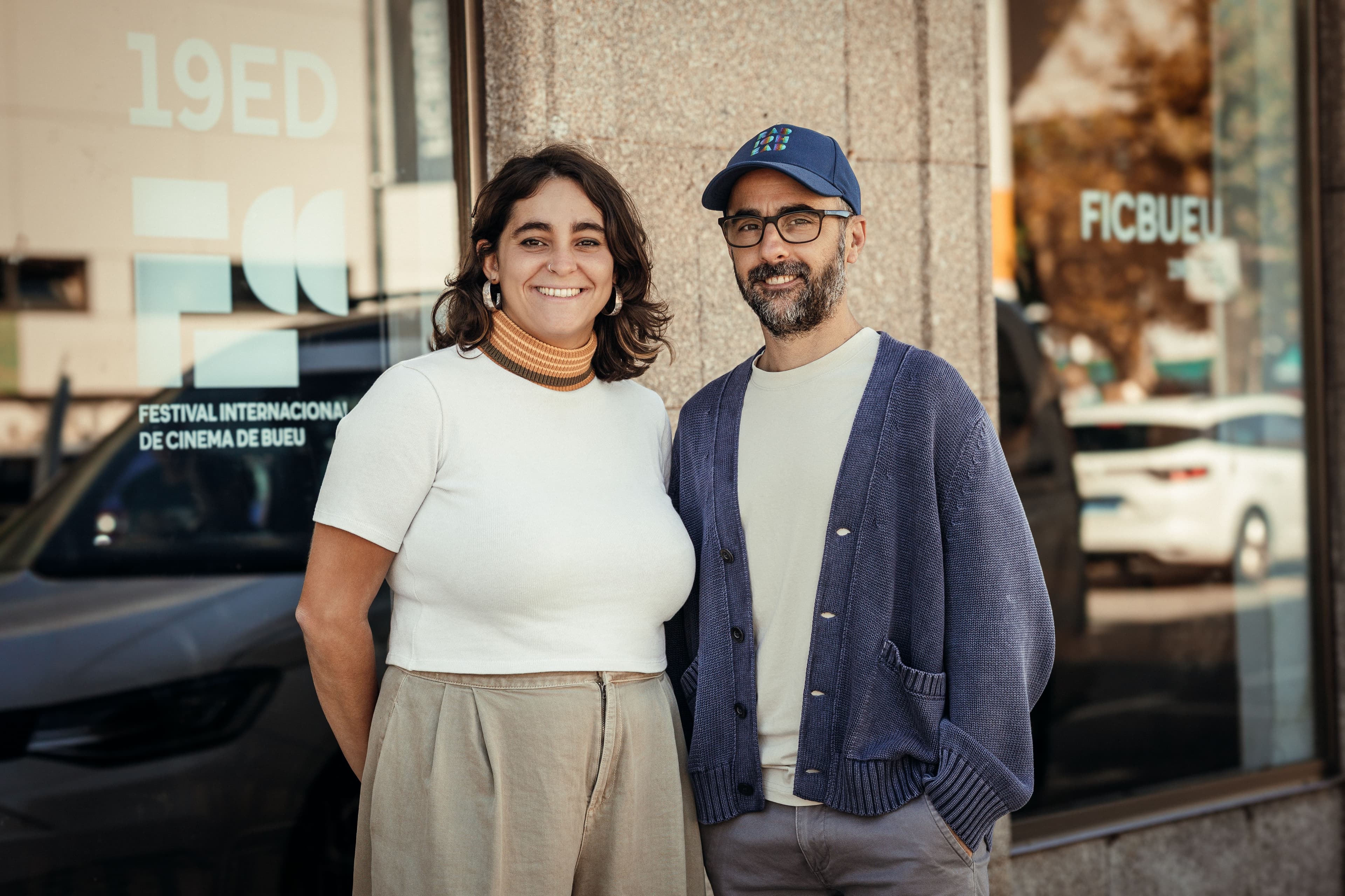 María Ruiz-Falcó y Manuel Pena, directores de FICBueu, el festival internacional de cortometrajes de Bueu, en Pontevedra