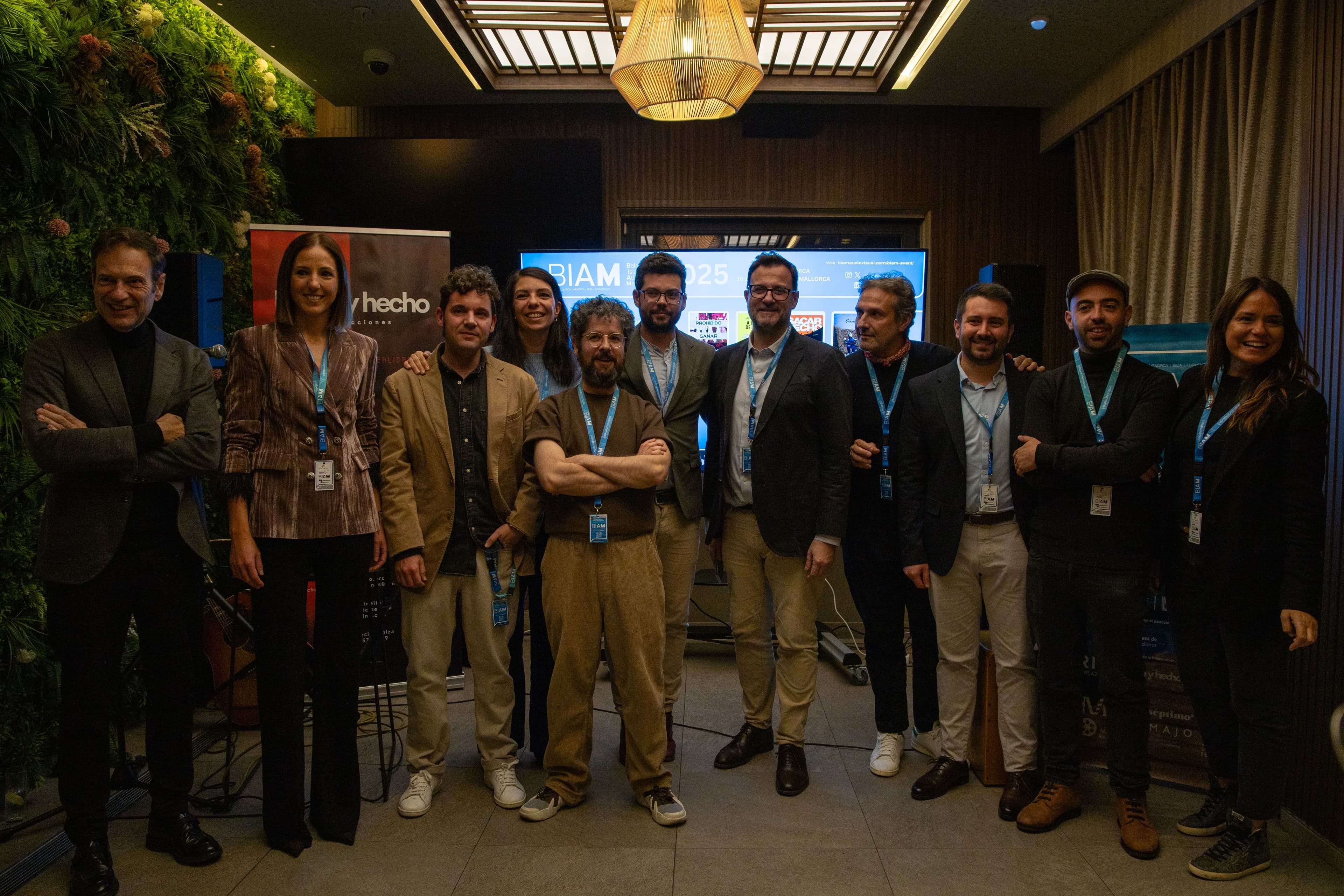 Foto de familia de la presentación de los candidatos de Islas Baleares a los Goya 2026