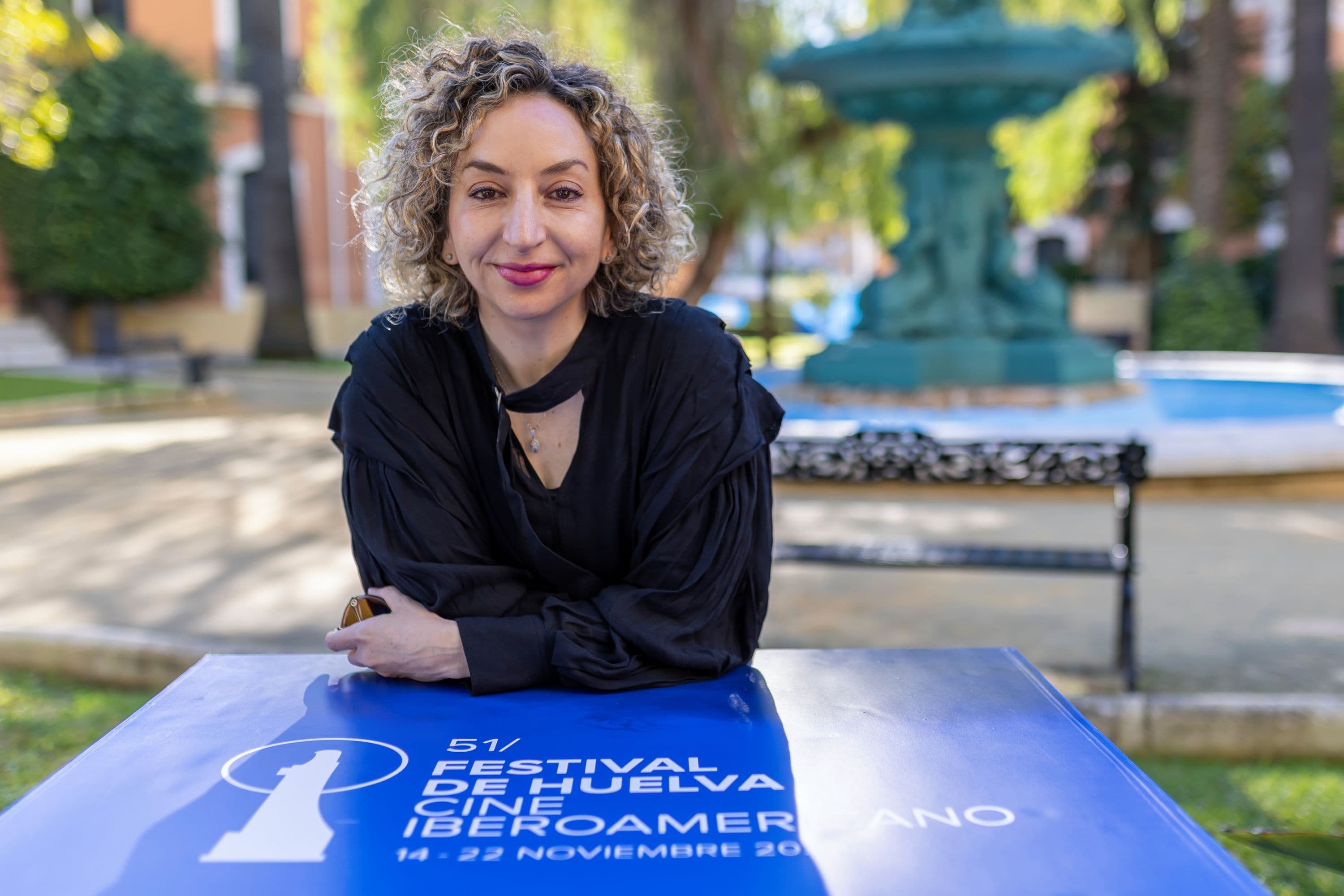 Victoria Franco durante el photocall de 'Doce lunas' en Huelva