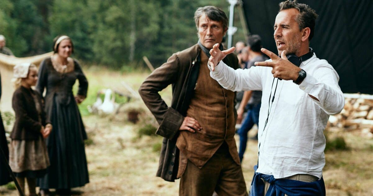 Mads Mikkelsen y Nikolaj Arcel en el rodaje de 'La tierra prometida (The bastard)'