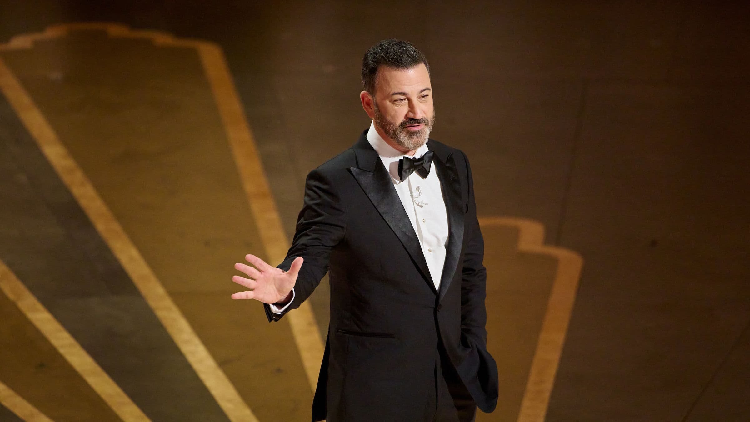 Jimmy Kimmel, durante el monólogo de apertura de los Oscar 2023