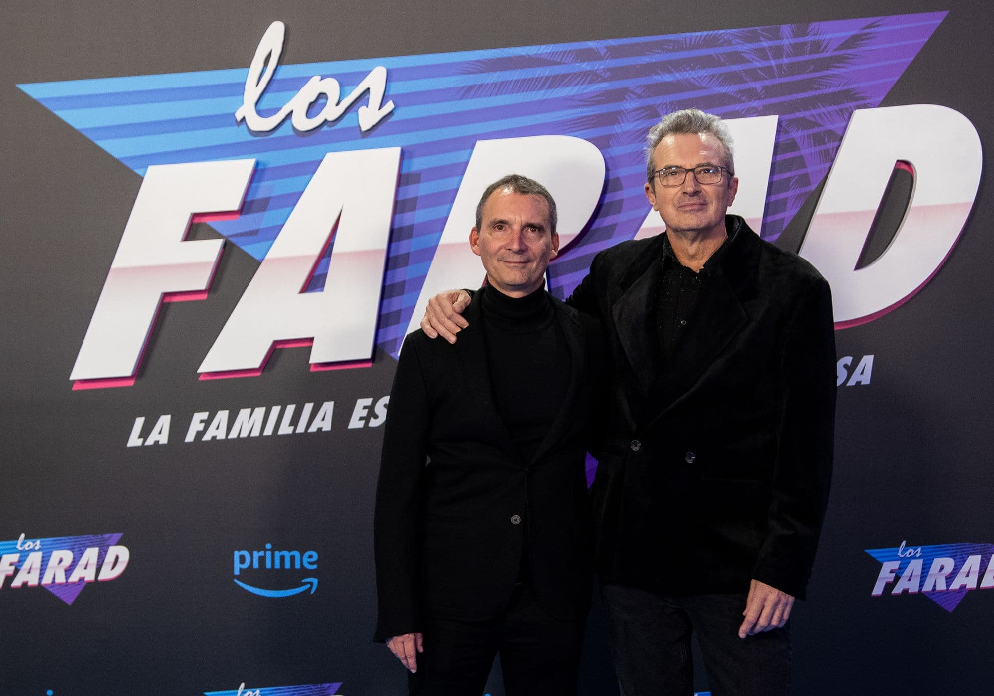 Alejandro Hernández y Mariano Barroso, creadores de la serie 'Los Farad', en la presentación en Madrid