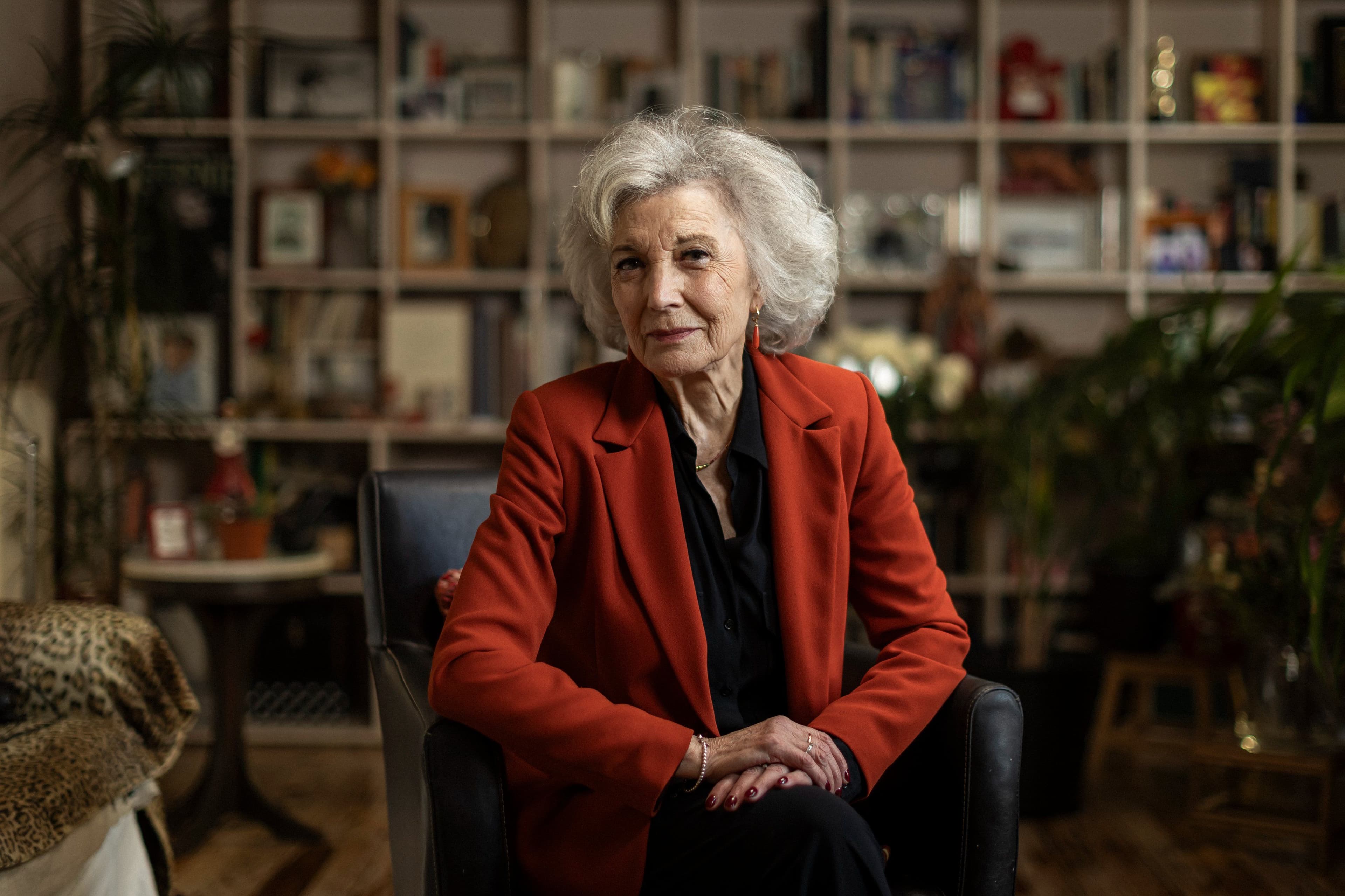 La actriz Marisa Paredes, en un fotograma de la entrevista perteneciente al programa Memoria Colectiva del Cine Español