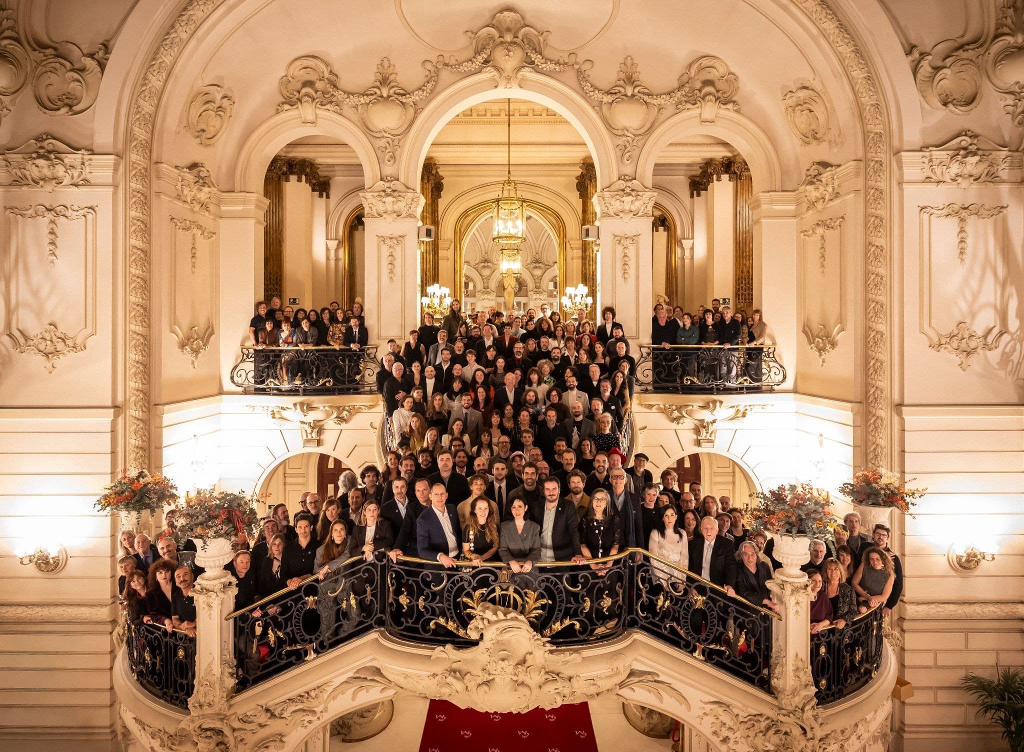 Foto de familia del encuentro de nominados a la 40 edición de los Premios Goya