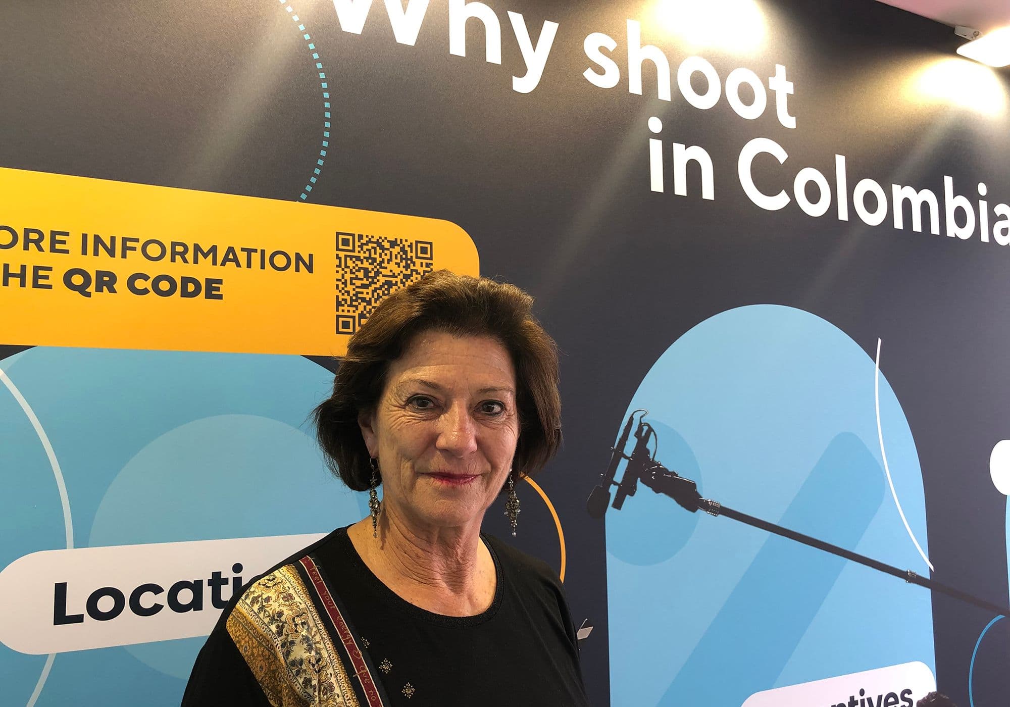 Claudia Triana, directora general de Proimágenes Colombia, en el Festival de Cannes