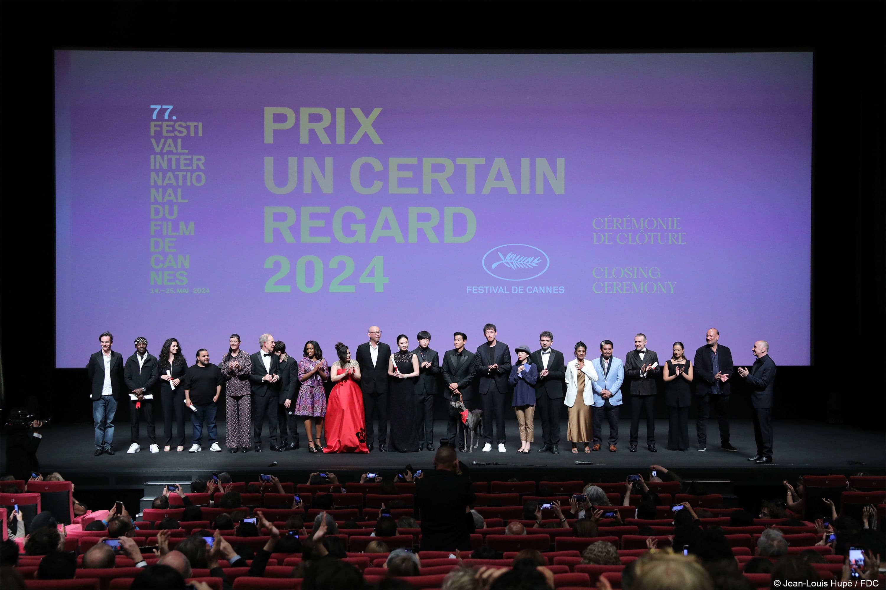 Ceremonia de clausura de la sección Una cierta mirada en el Festival de Cannes 2024