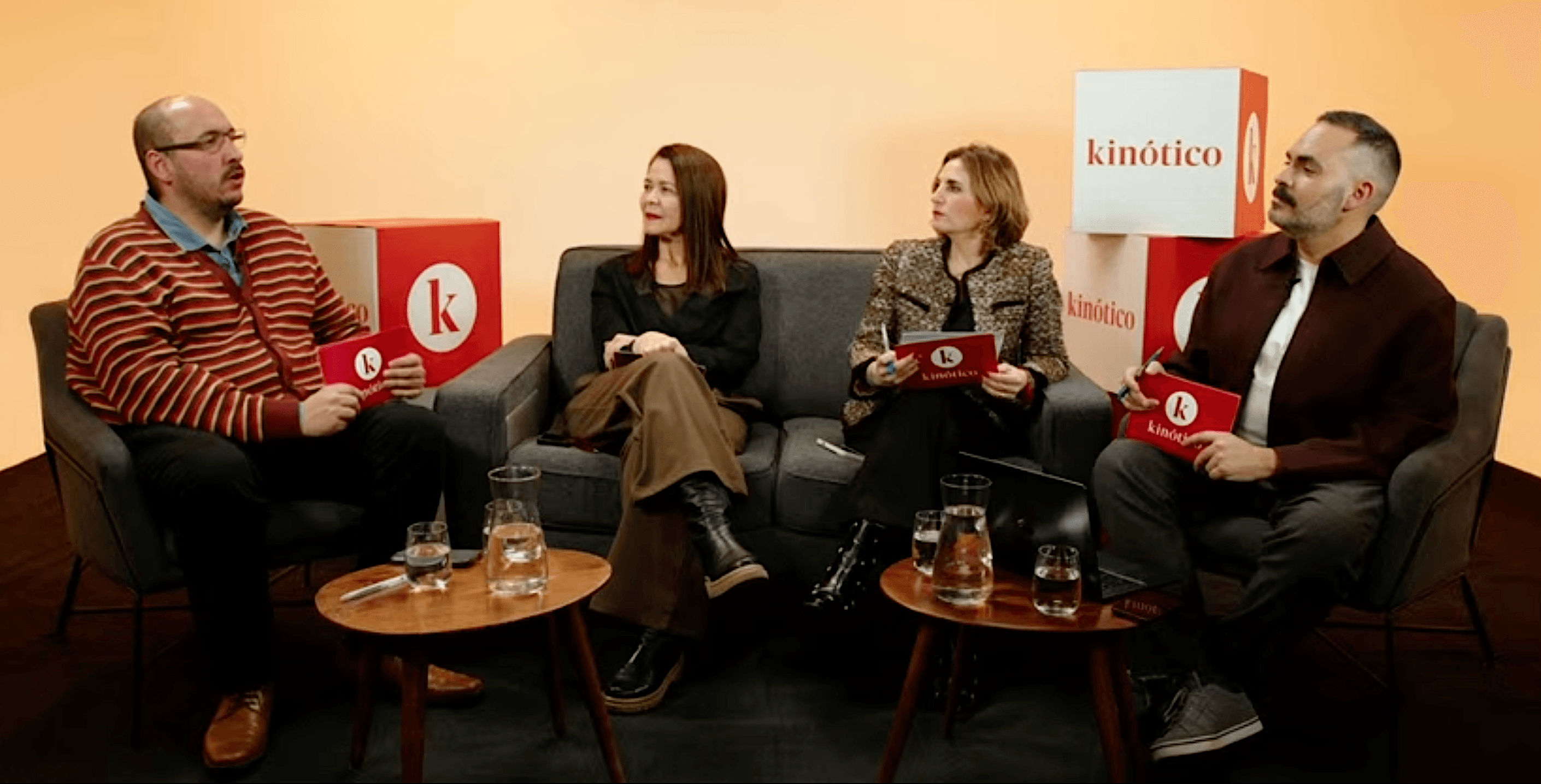 Dani Mantilla, Janina Pérez Arias, Alejandra Musi y David Martos en el directo de las nominaciones a los Oscar 2026