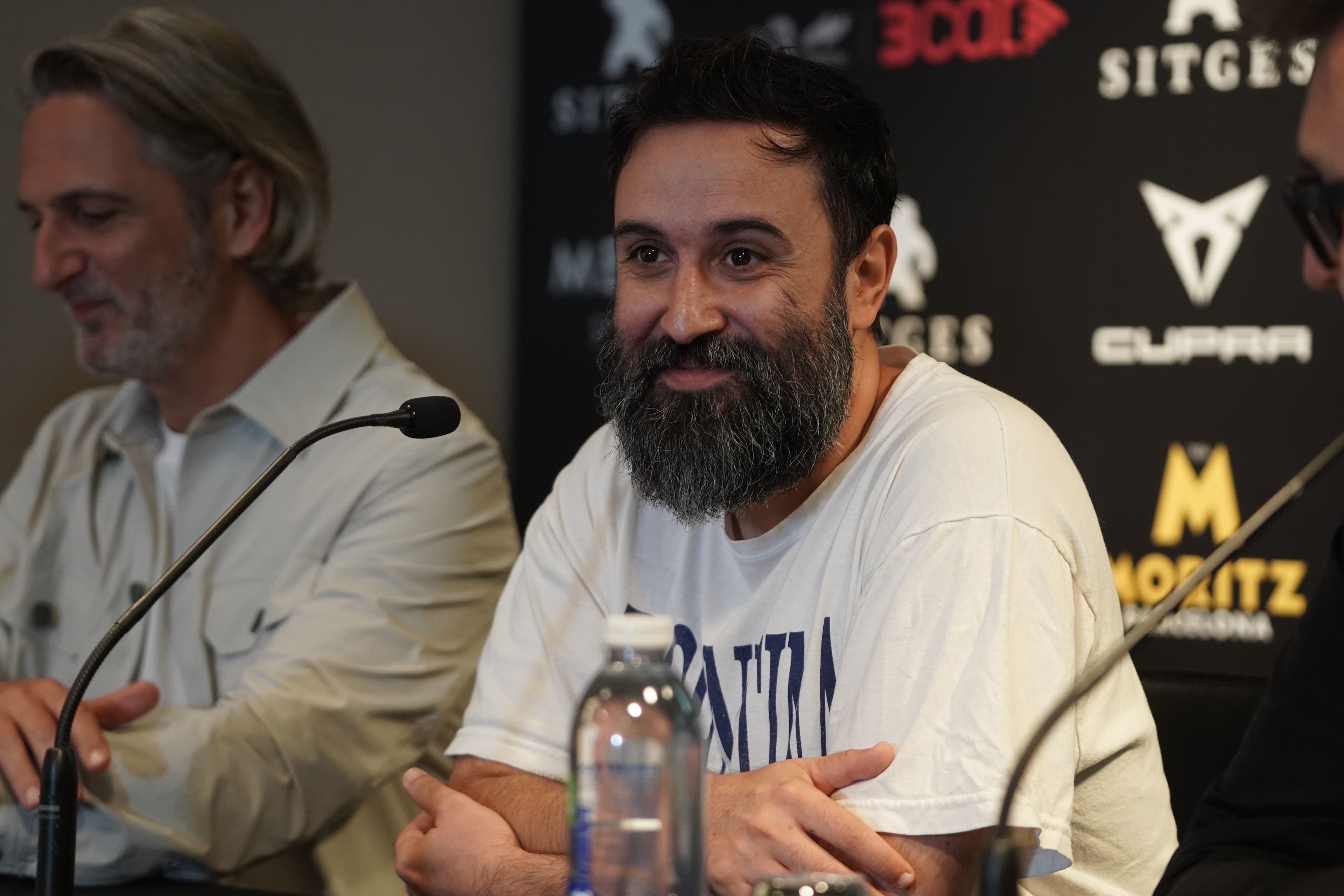 Aritz Moreno a su paso por el Festival de Sitges para presentar 'Moscas'