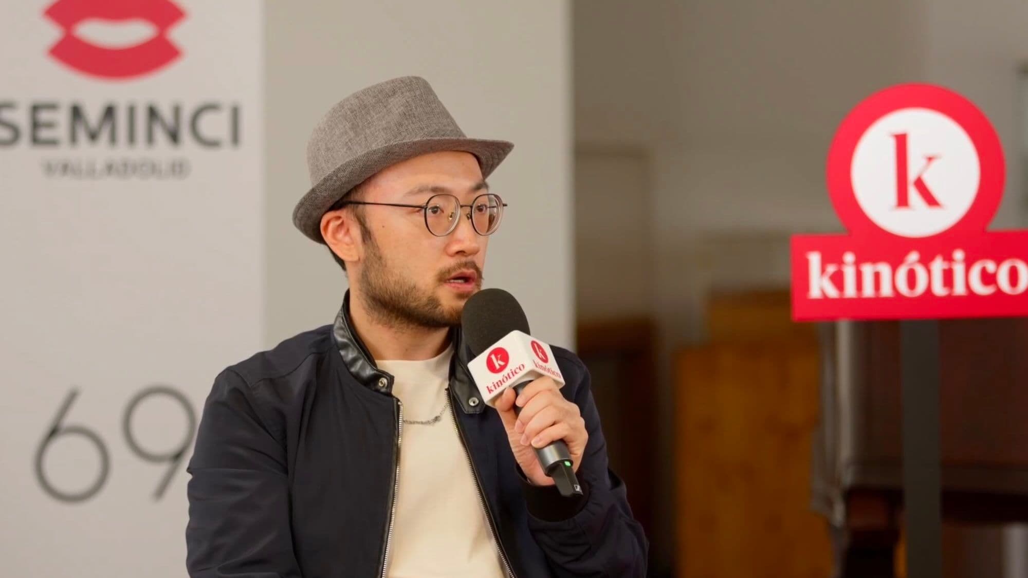 Jianjie Lin presenta 'Breve historia de una familia' en el set de Kinótico en Valladolid