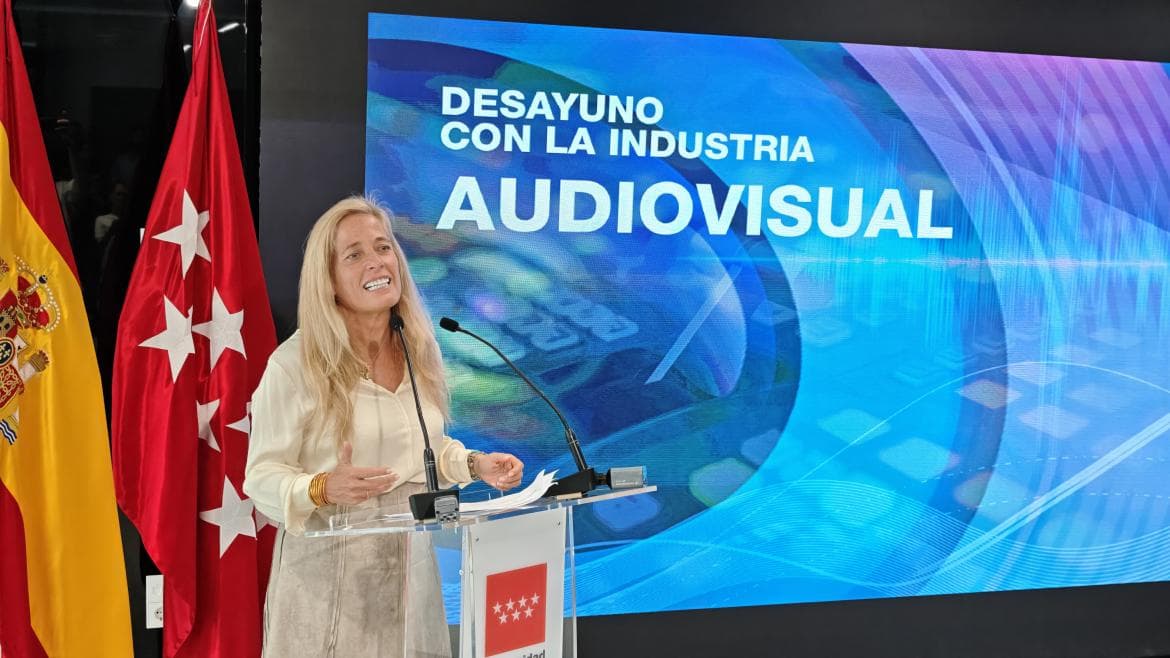 la consejera de Economía, Hacienda y Empleo de la Comunidad de Madrid, Rocío Albert, durante la presentación del estudio de AFi