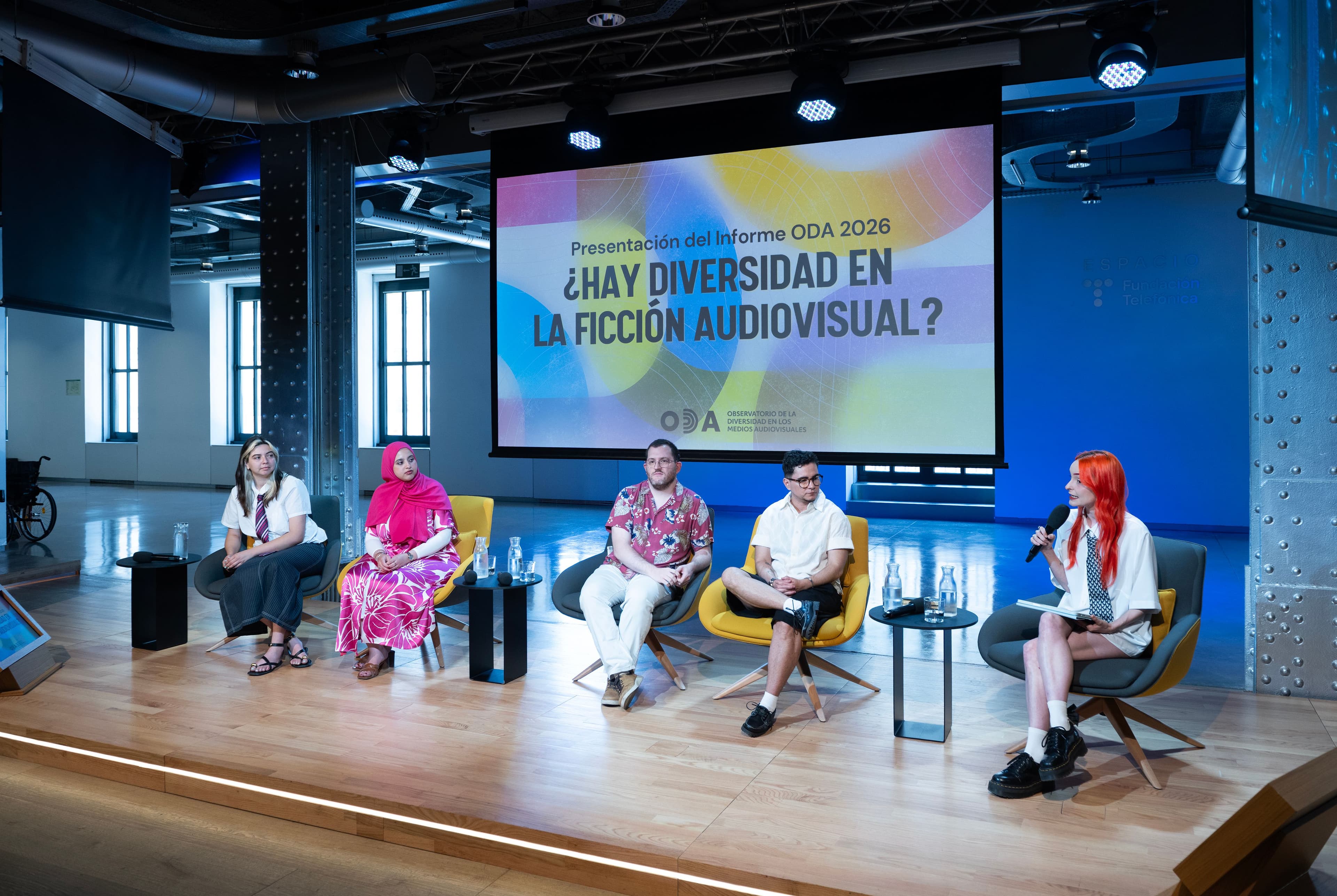 Foto de ambiente de la presentación del informe ODA 2026 sobre inclusividad