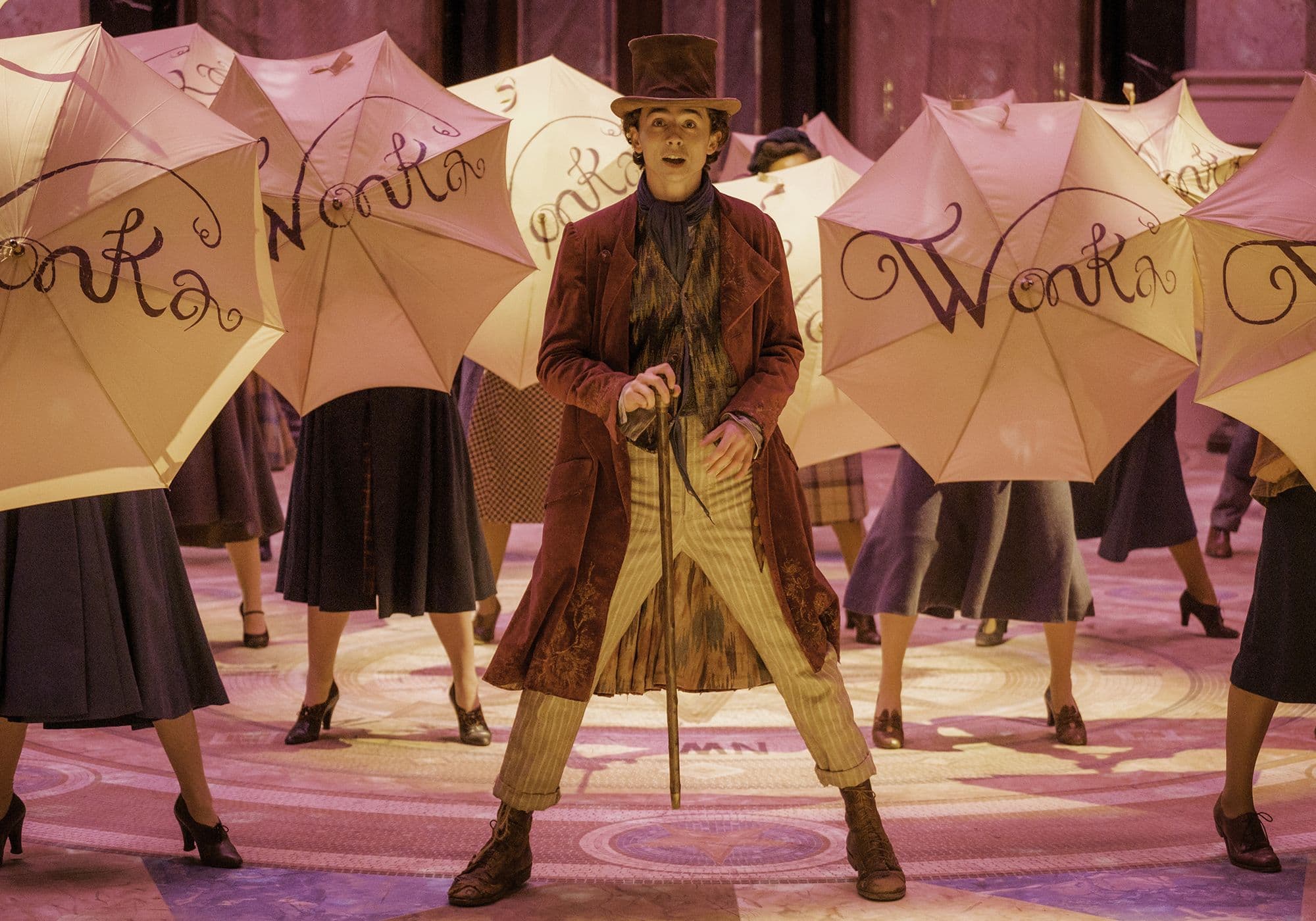Thimothée Chalamet es Willy Wonka en 'Wonka'