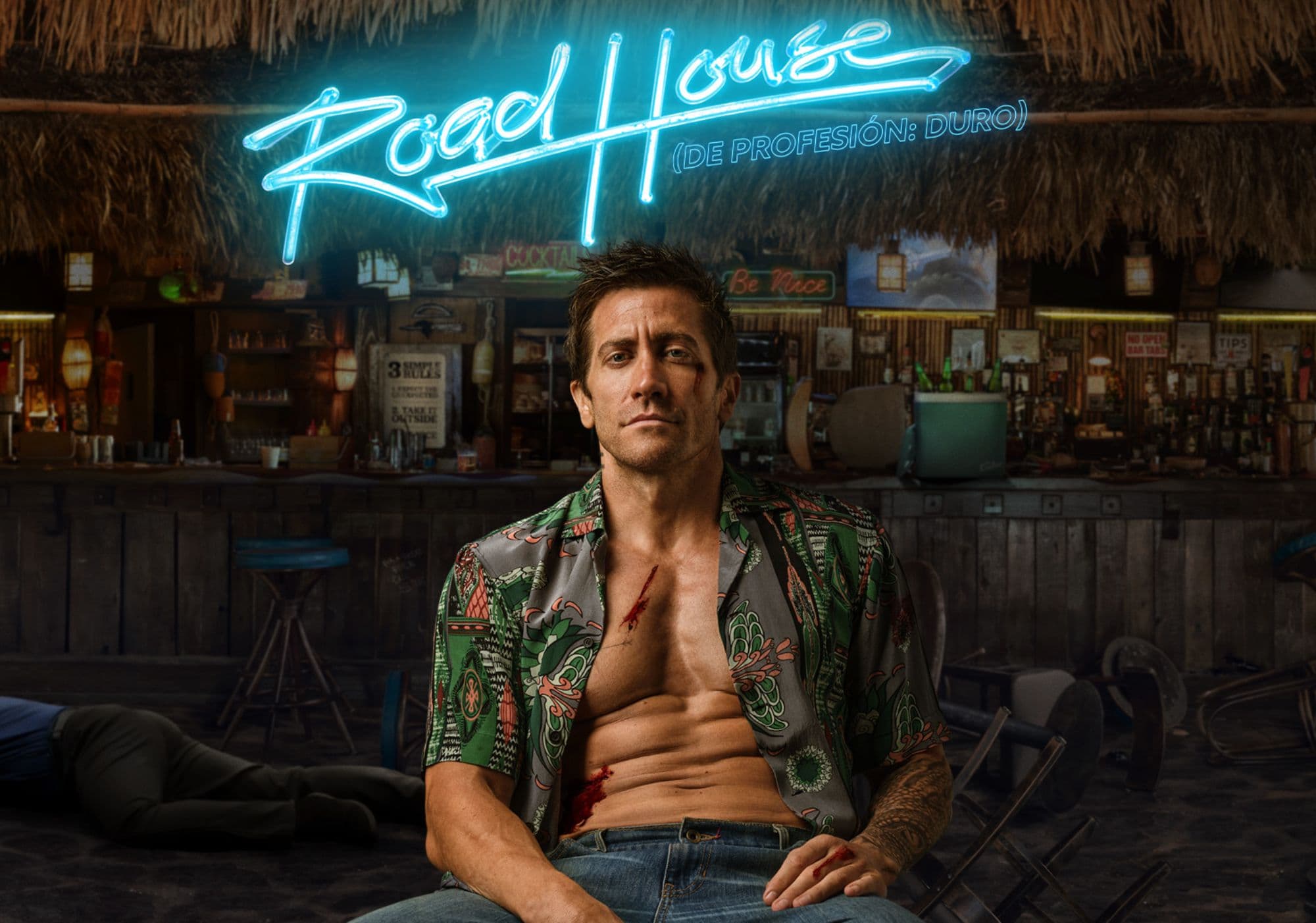 Imagen del cartel promocional de ‘De profesión: duro', protagonizada por Jake Gyllenhaal