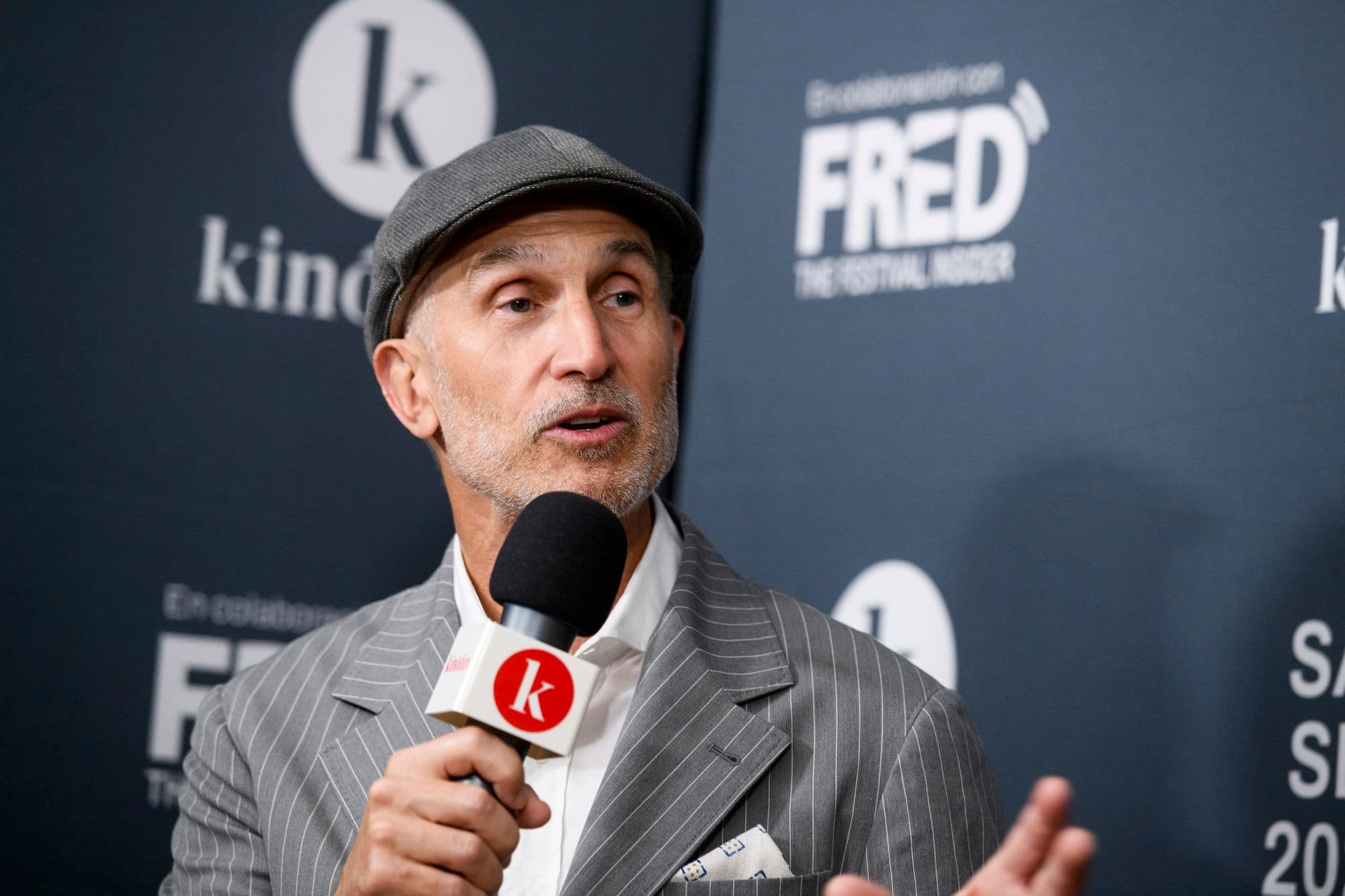 El director Craig Gillespie, en el set de Kinótico en el Festival de San Sebastián