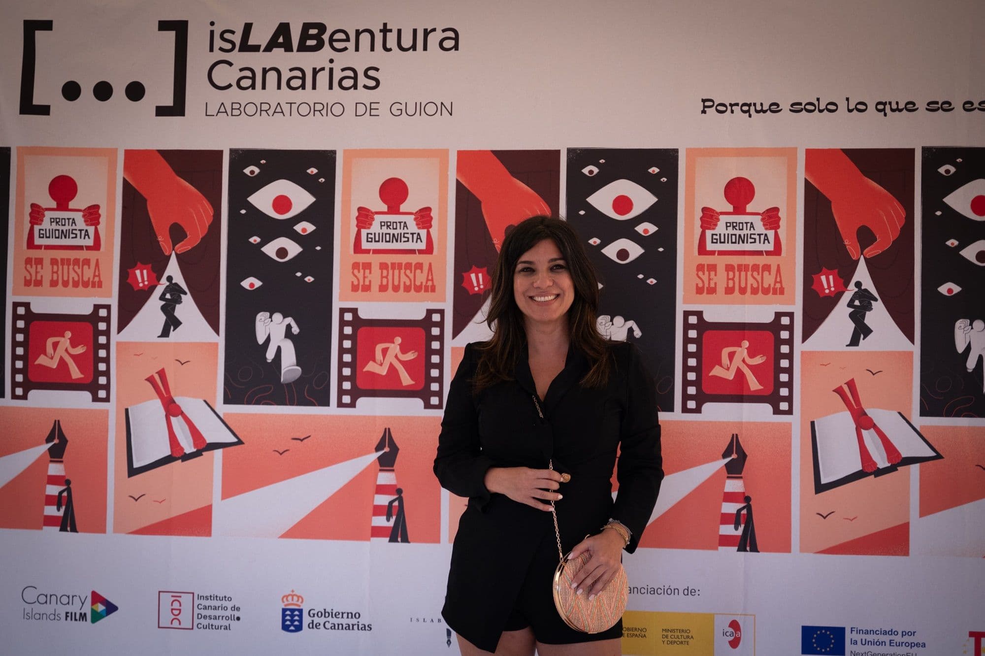 María José Manso posa en el photocall del laboratorio de guion