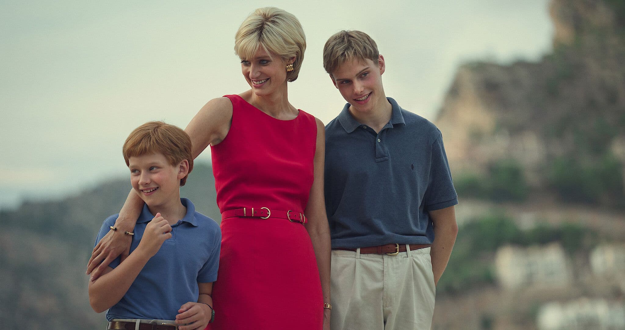 Fotograma promocional de la serie 'The crown', con la actriz Elizabeth Debicki en el centro de la imagen