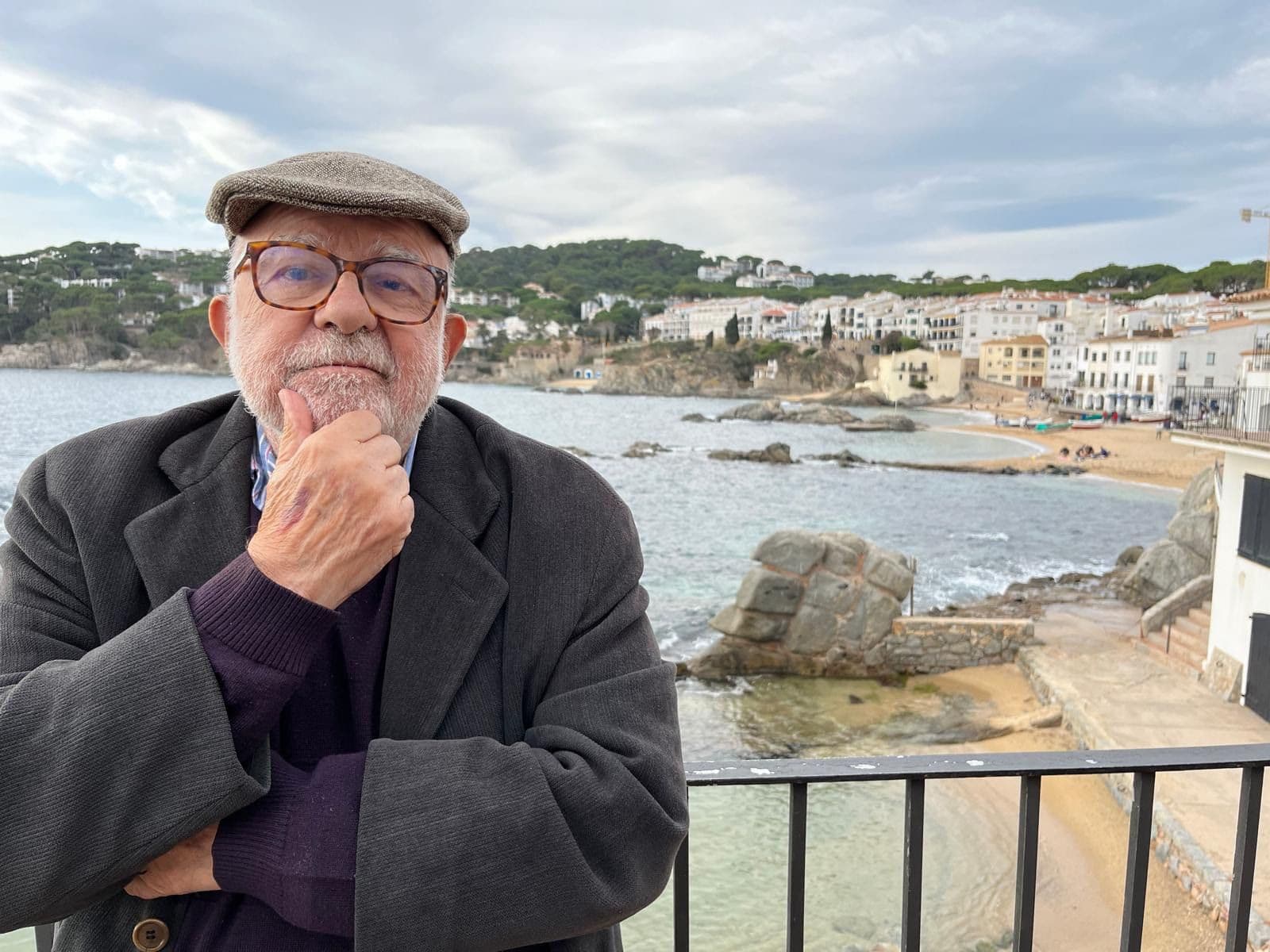 Retrato del periodista y presentador de televisión Jaume Figueras