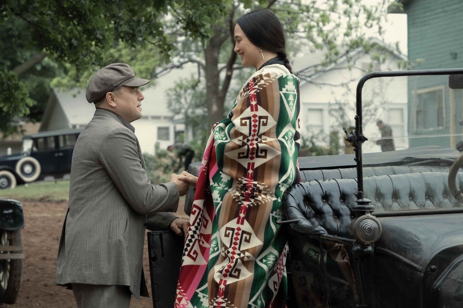 Leonardo DiCaprio y Lily Gladstone en un fotograma de 'Killers of the Flower Moon'