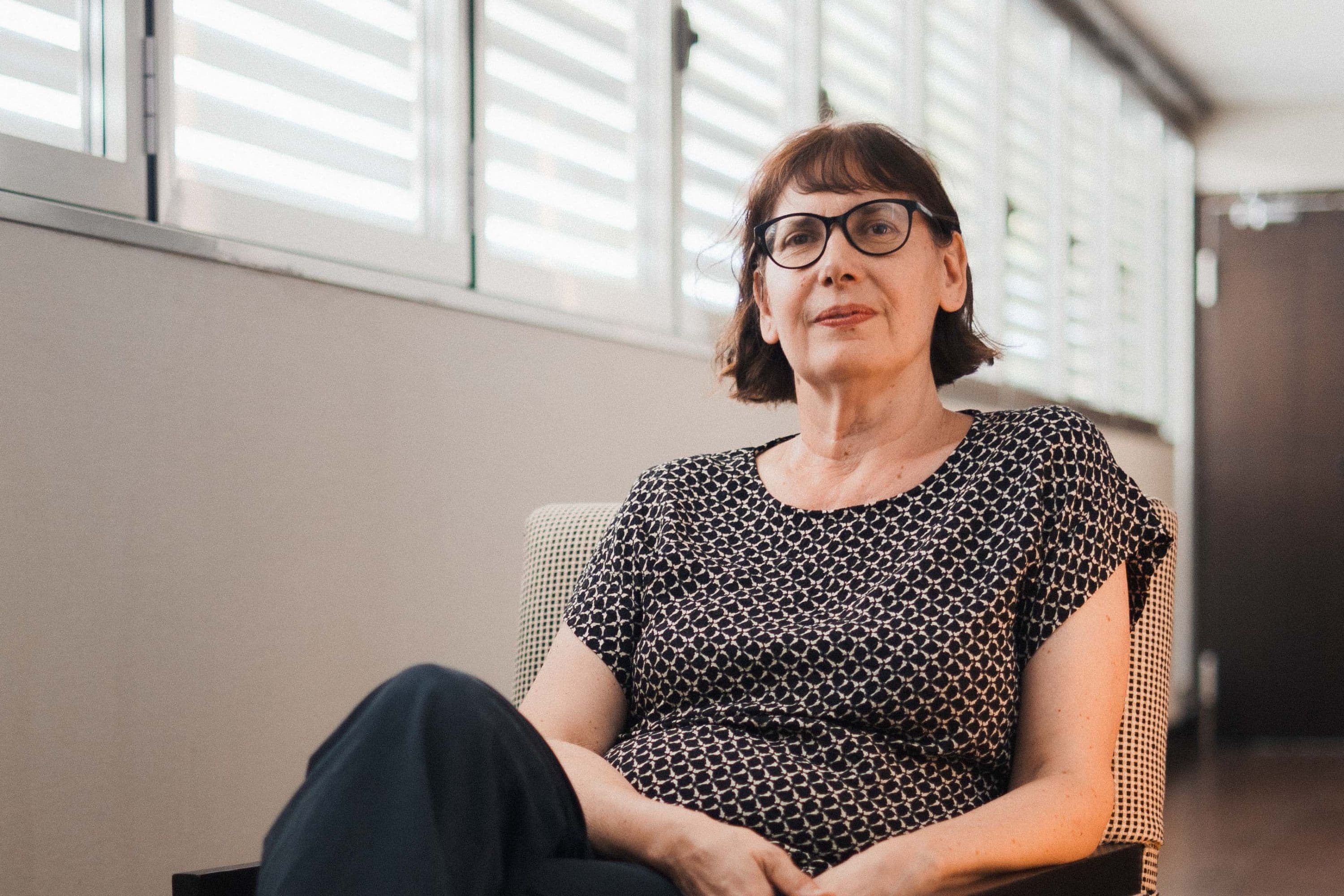 La directora Lucile Hadžihalilović en un posado para el Festival Cortocircuíto