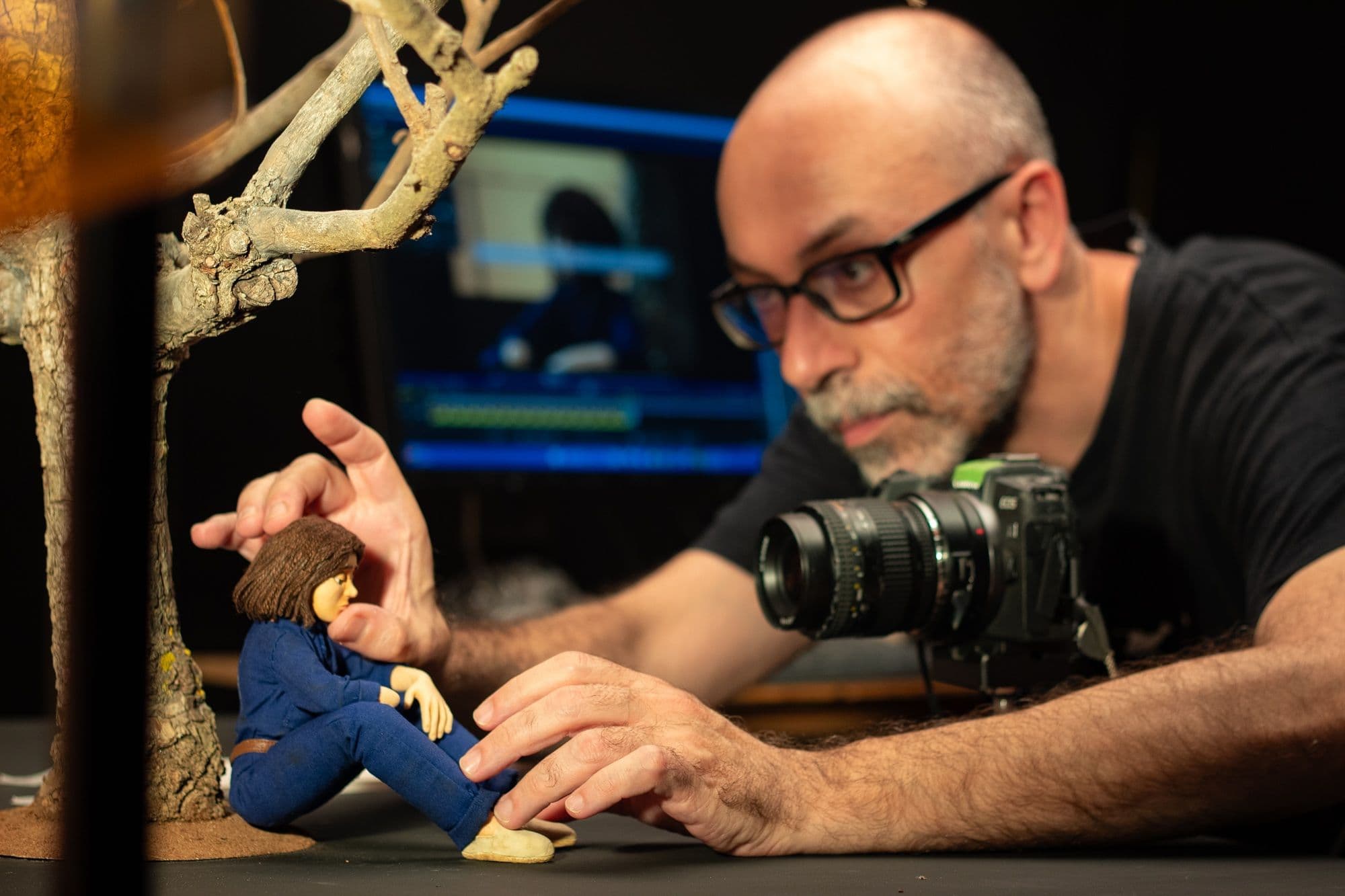 Fotografía del making of de 'Carmela', dirigido por Vicente Mallols