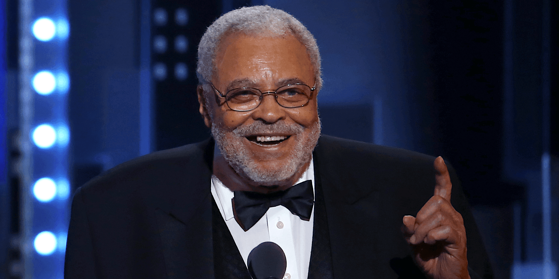 El actor James Earl Jones, durante una ceremonia de entrega de los Premios Tony de teatro