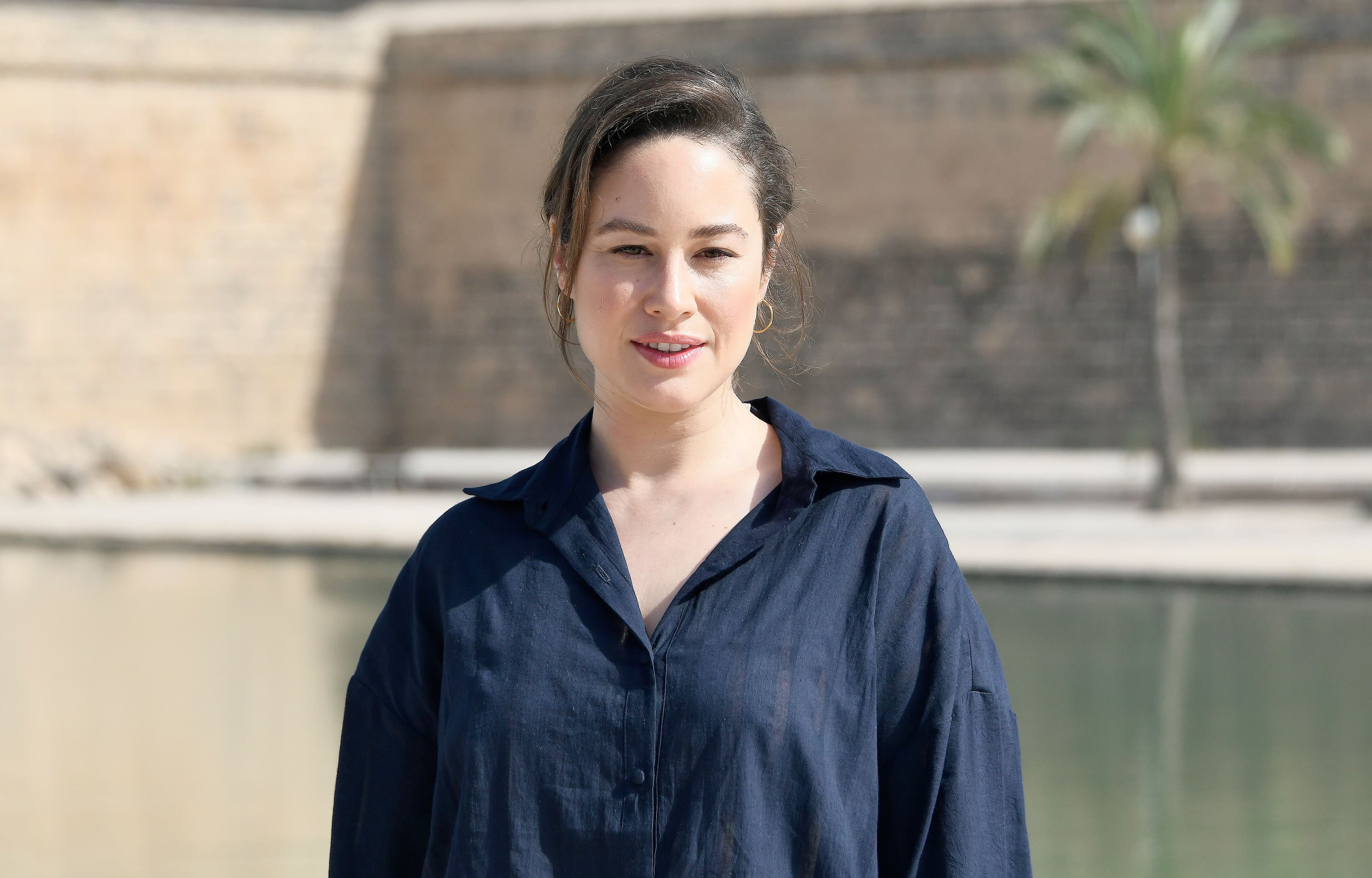 La actriz Aida Folch durante la presentación de la película 'Isla perdida' en Mallorca