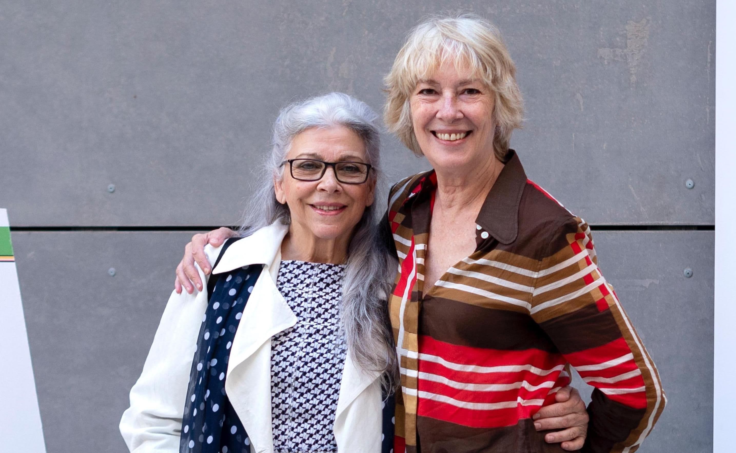 Las actrices Kiti Mánver y Susi Sánchez, vicepresidenta de la Academia de Cine, durante la presentación de la edición 68 de la Seminci