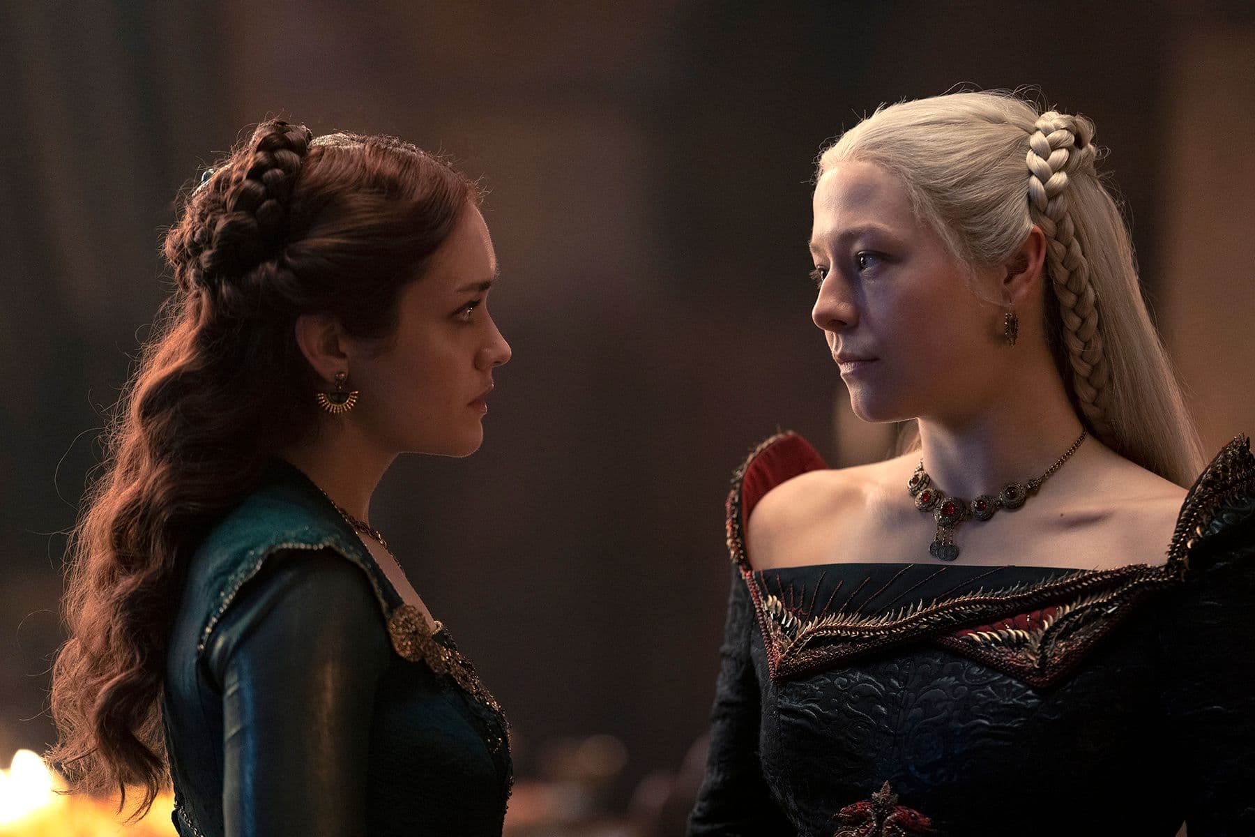 Emma D'Arcy y Olivia Cooke, protagonistas de 'La casa del dragón'