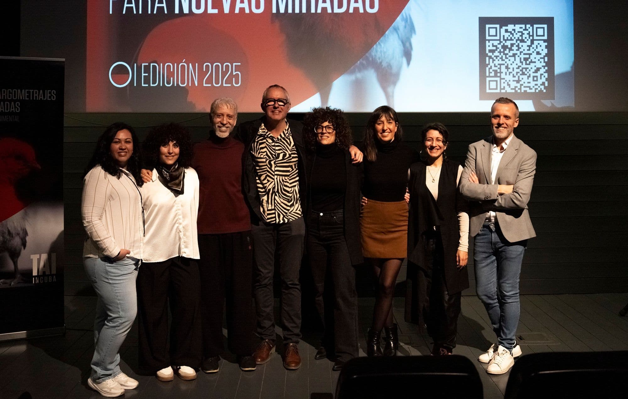 El equipo de TAI en la presentación de TAI Incuba en Cineteca (Madrid)