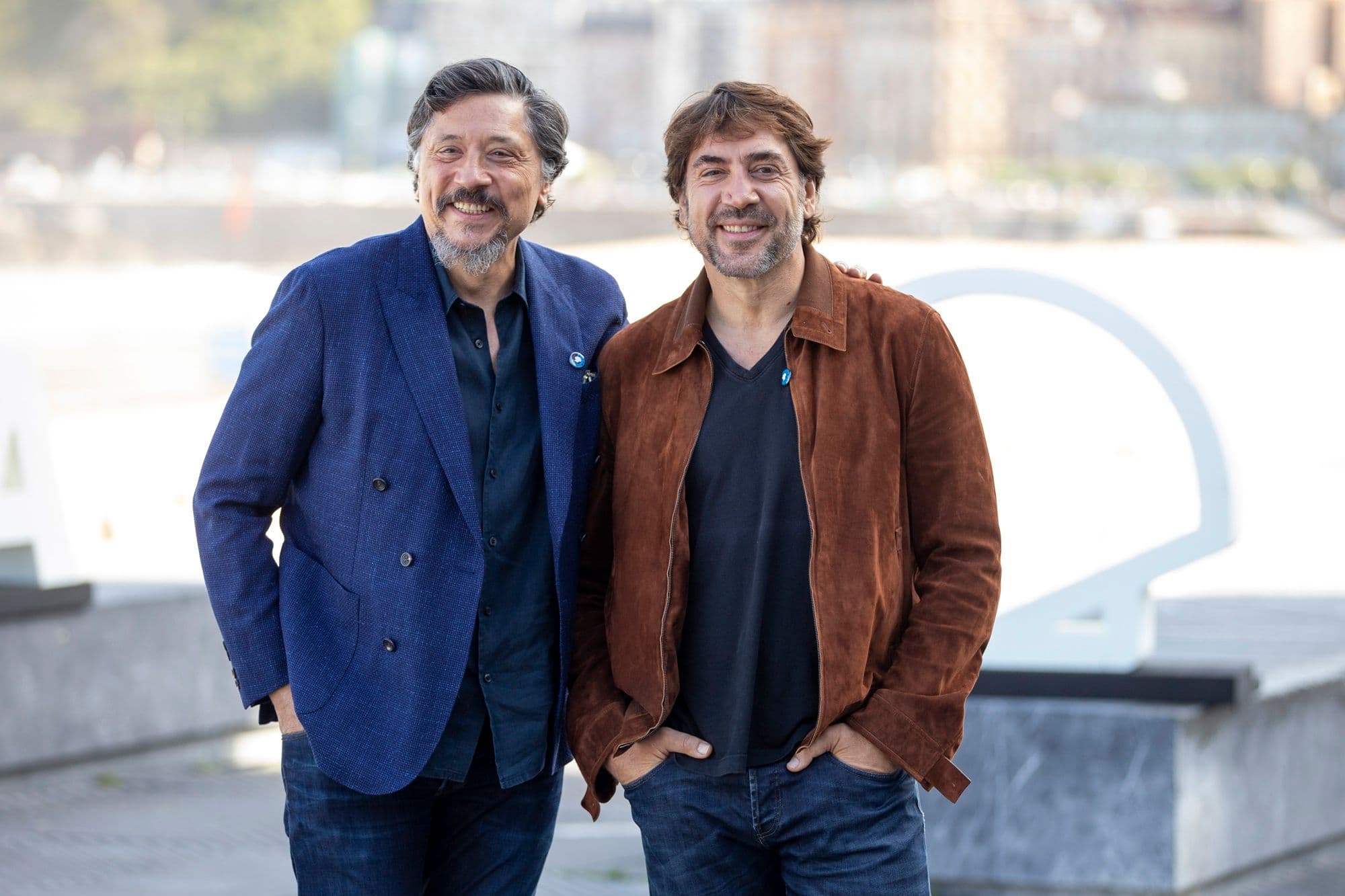 Carlos Bardem y Javier Bardem en el Festival de San Sebastián (2019)