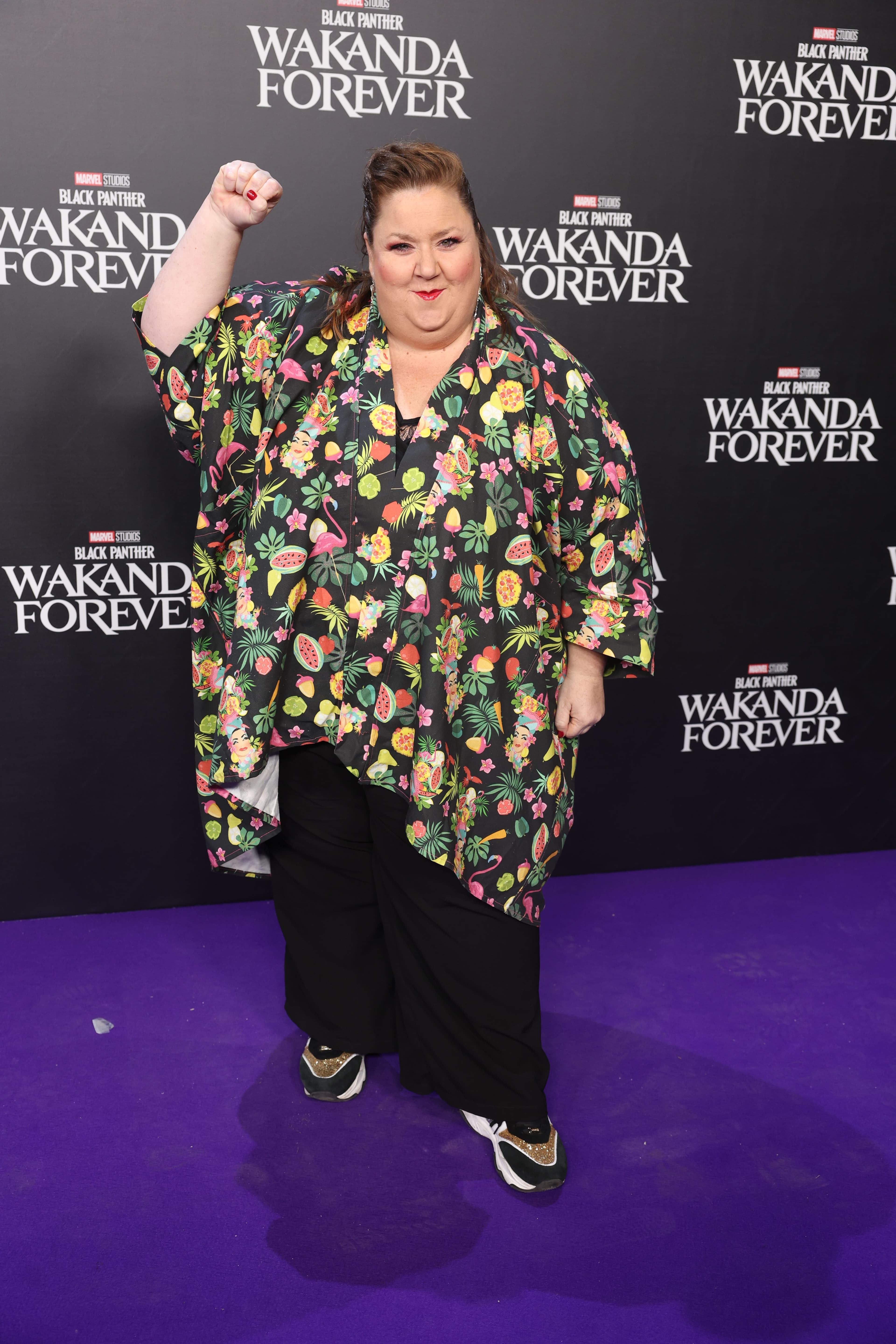 La actriz Itziar Castro en la premiere de 'Wakanda Forever' en Madrid en 2022