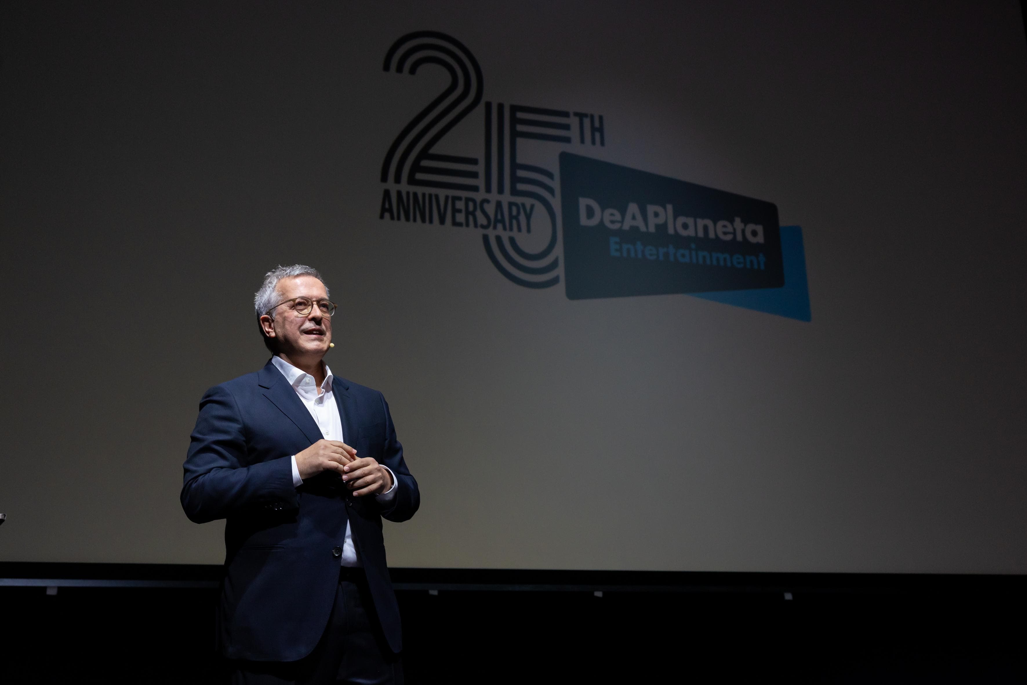 Ignacio Segura de Lassaletta, CEO de DeAPlaneta Entertainment durante la celebración del 25 aniversario de la compañía