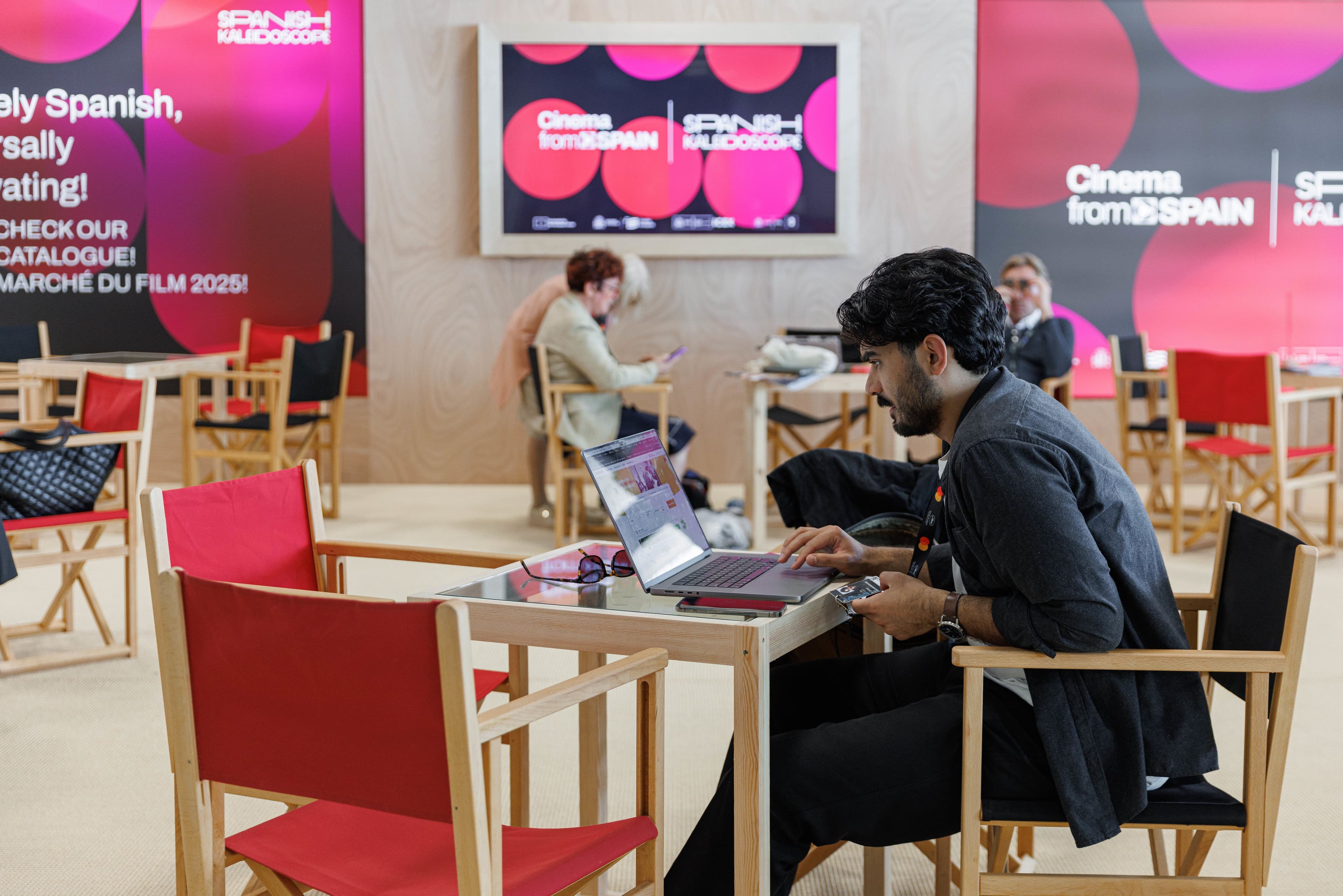 Imagen de archivo del pabellón español en el Marché du Film de 2025, en Cannes
