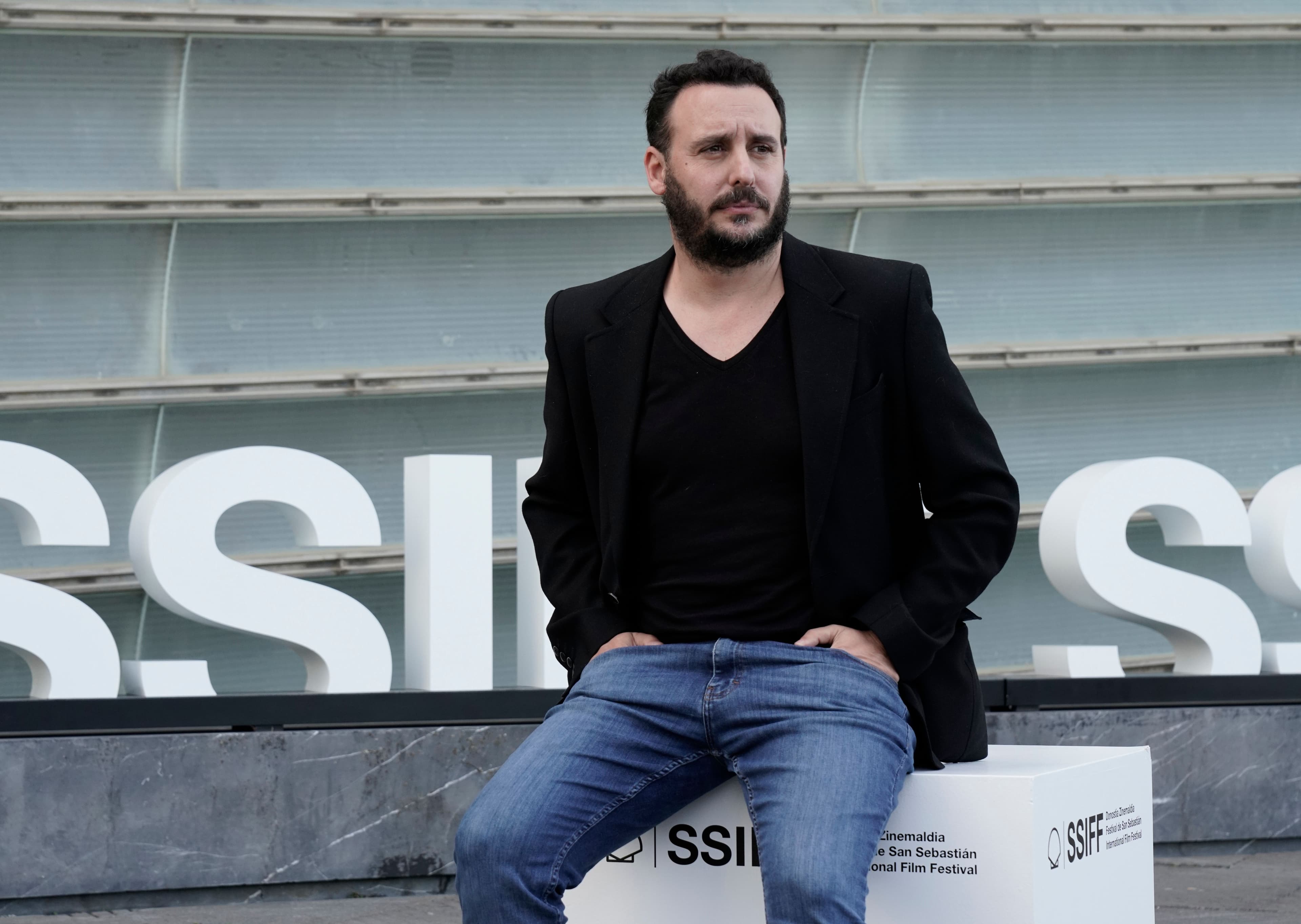 Diego Lerman posa en San Sebastián, donde presentó a competición 'El suplente'