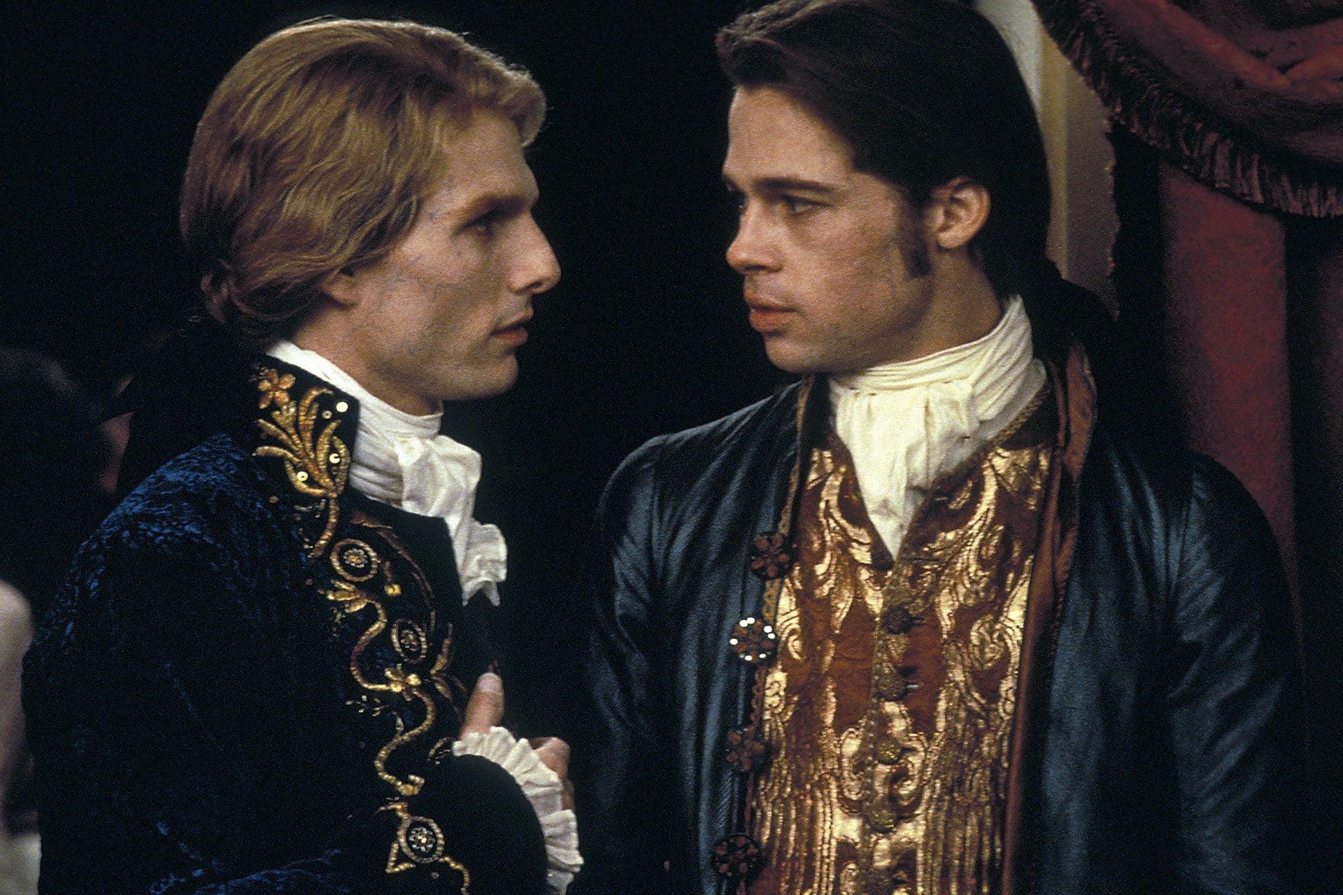 Fotograma de la película 'Entrevista con el vampiro' (1994), con Tom Cruise y Brad Pitt