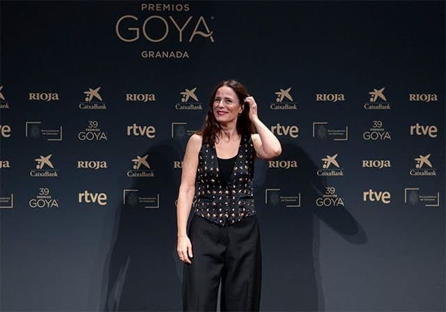La actriz Aitana Sánchez-Gijón, presente en la Academia de Cine para anunciar que recibirá el Goya de Honor 2025