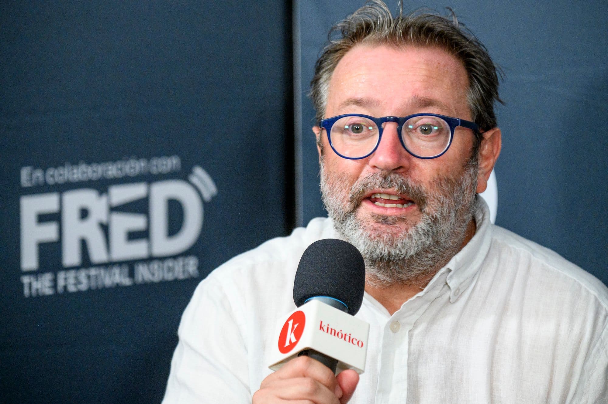 Vincent Maraval, fundador de Goodfellas, durante su entrevista con Kinótico en San Sebastián
