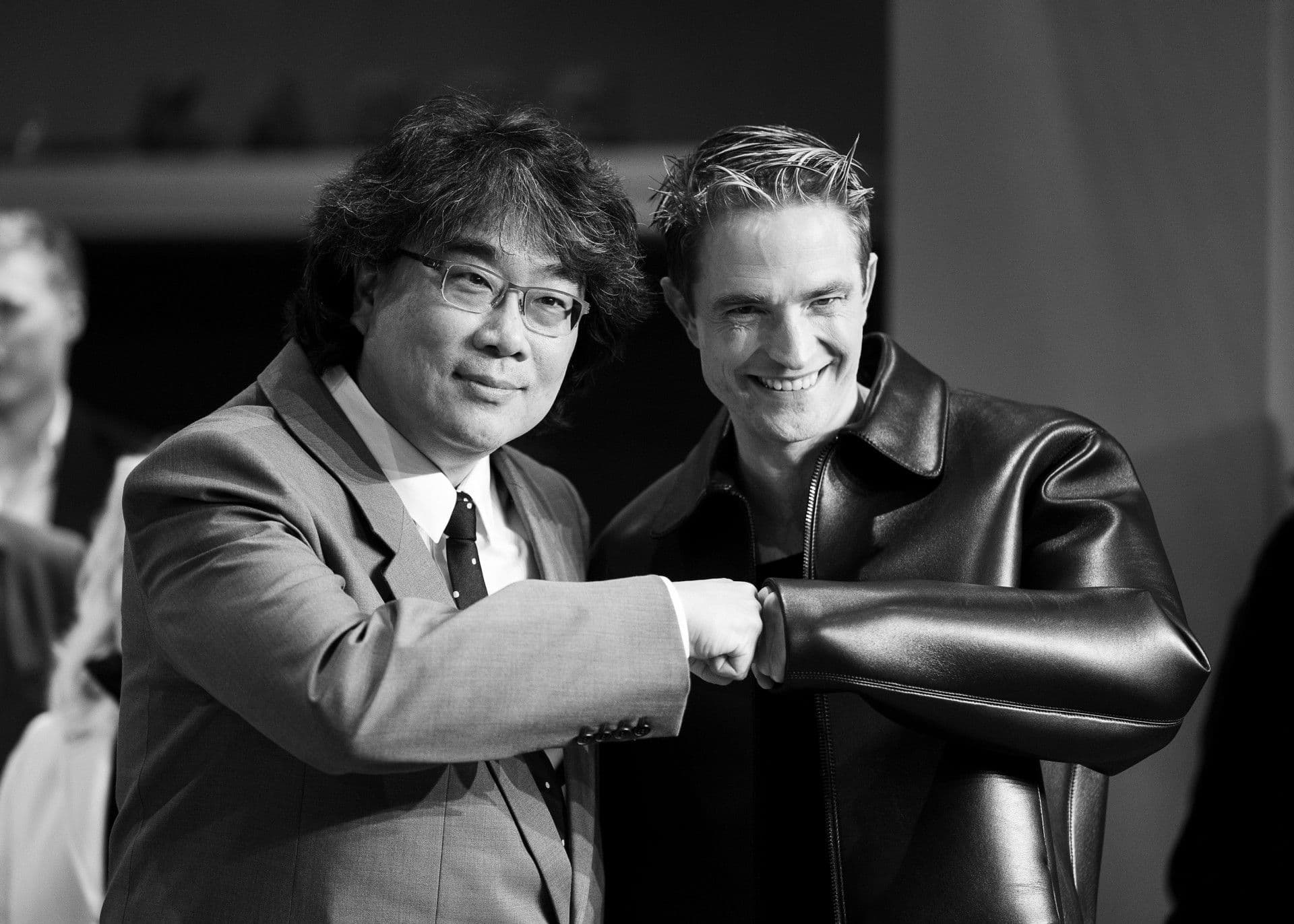 Bong Joon-ho y Robert Pattinson en la pasada edición de la Berlinale durante la presentación de 'Mickey 17'