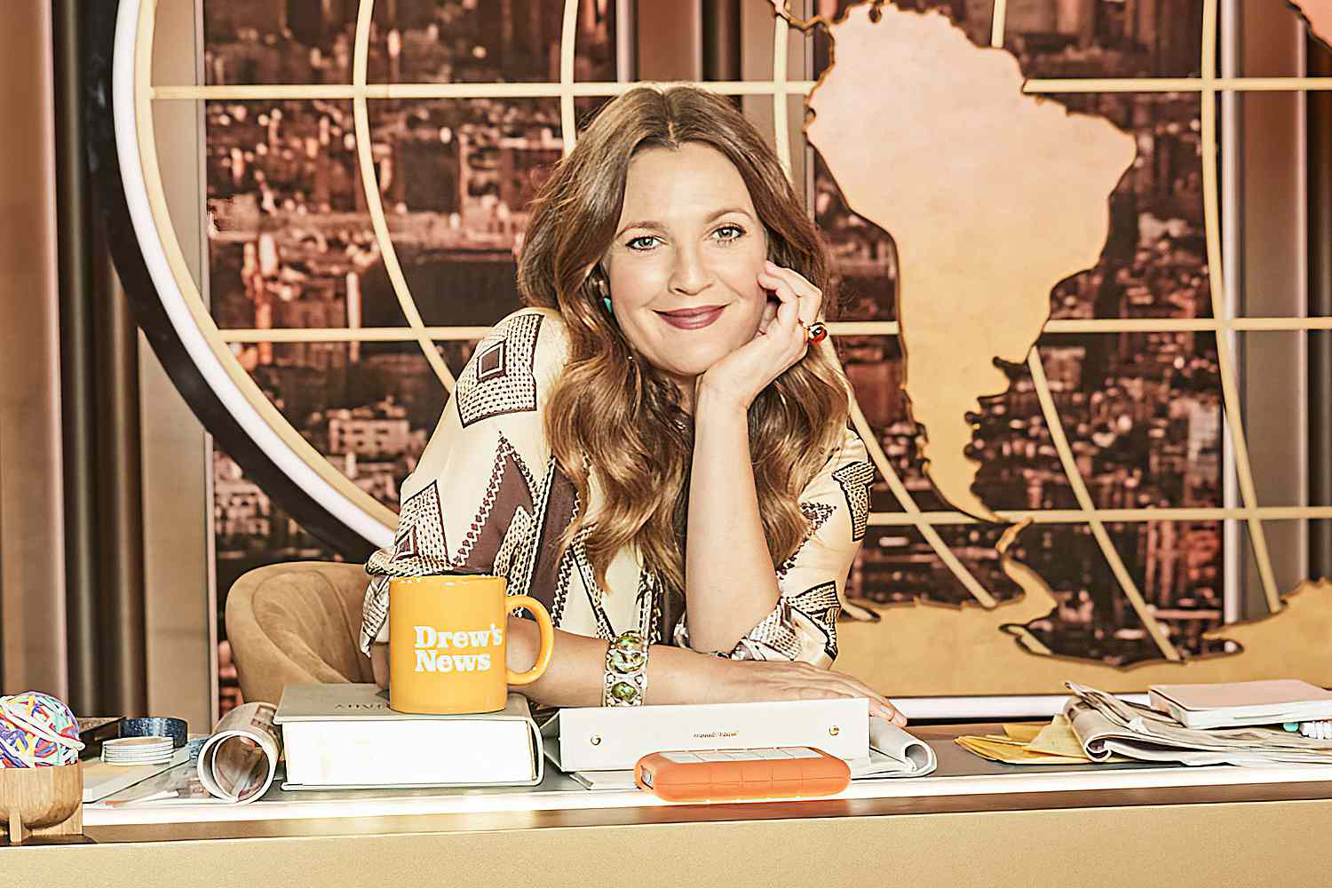 Imagen promocional de 'The Drew Barrymore Show', talk show presentado por la actriz.