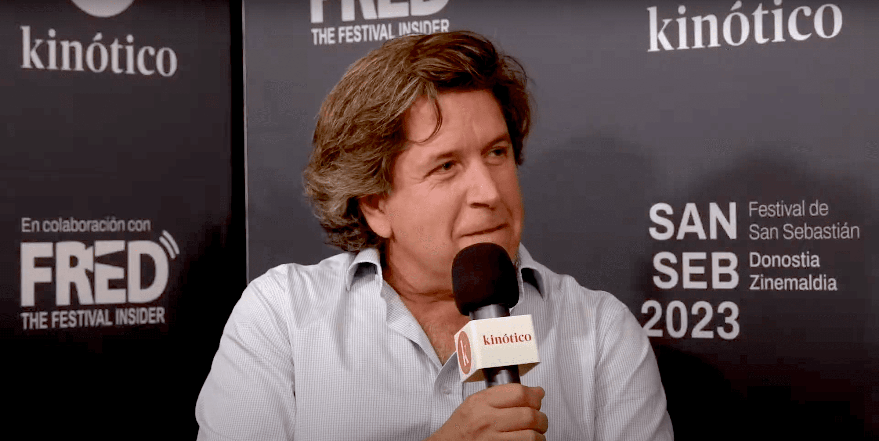 Miguel Morales, director de Wanda Visión, durante una entrevista con Kinótico en el Festival de San Sebastián 2023