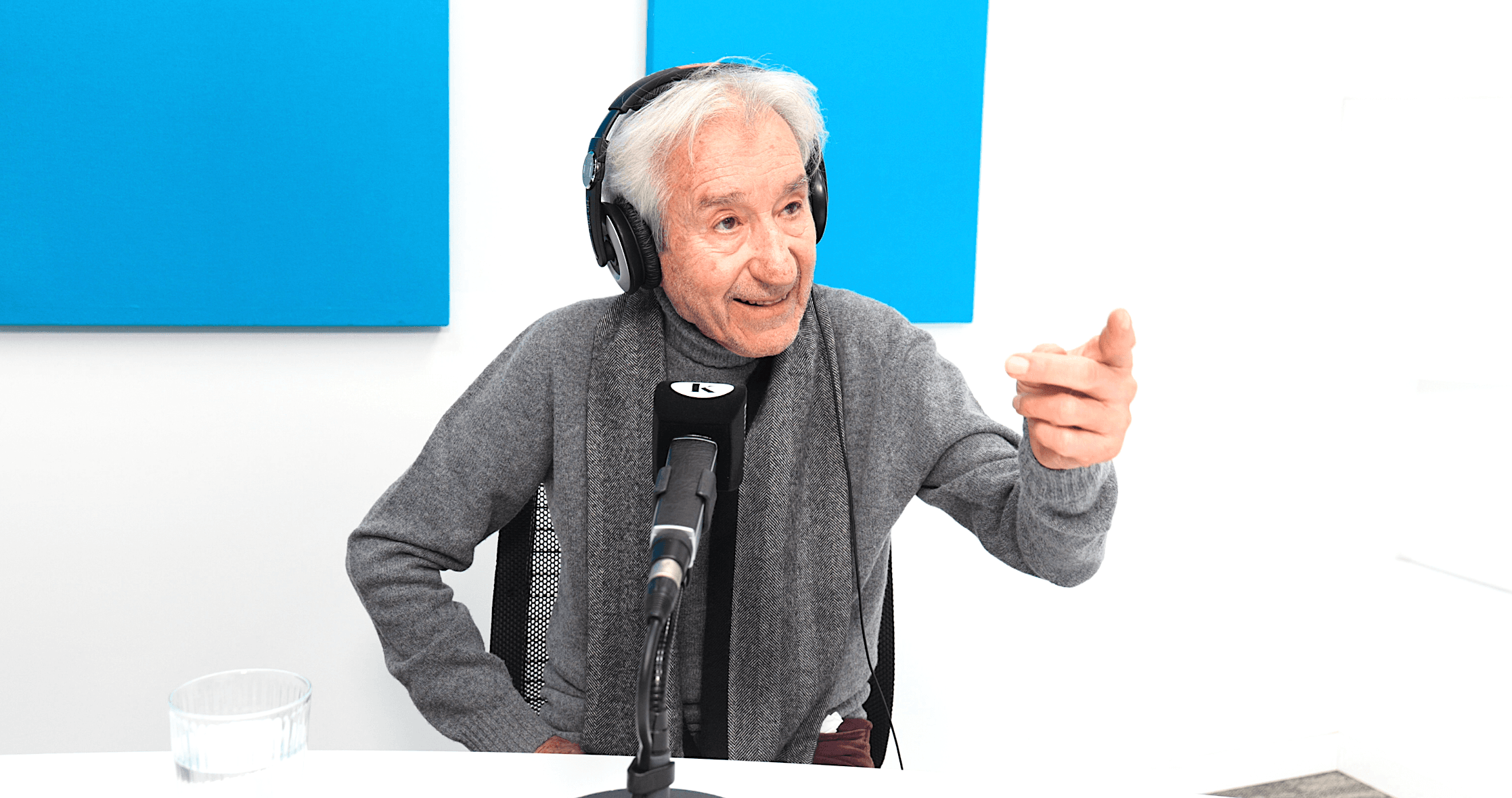 El actor José Sacristán, durante su entrevista en el programa 500 de Kinótico