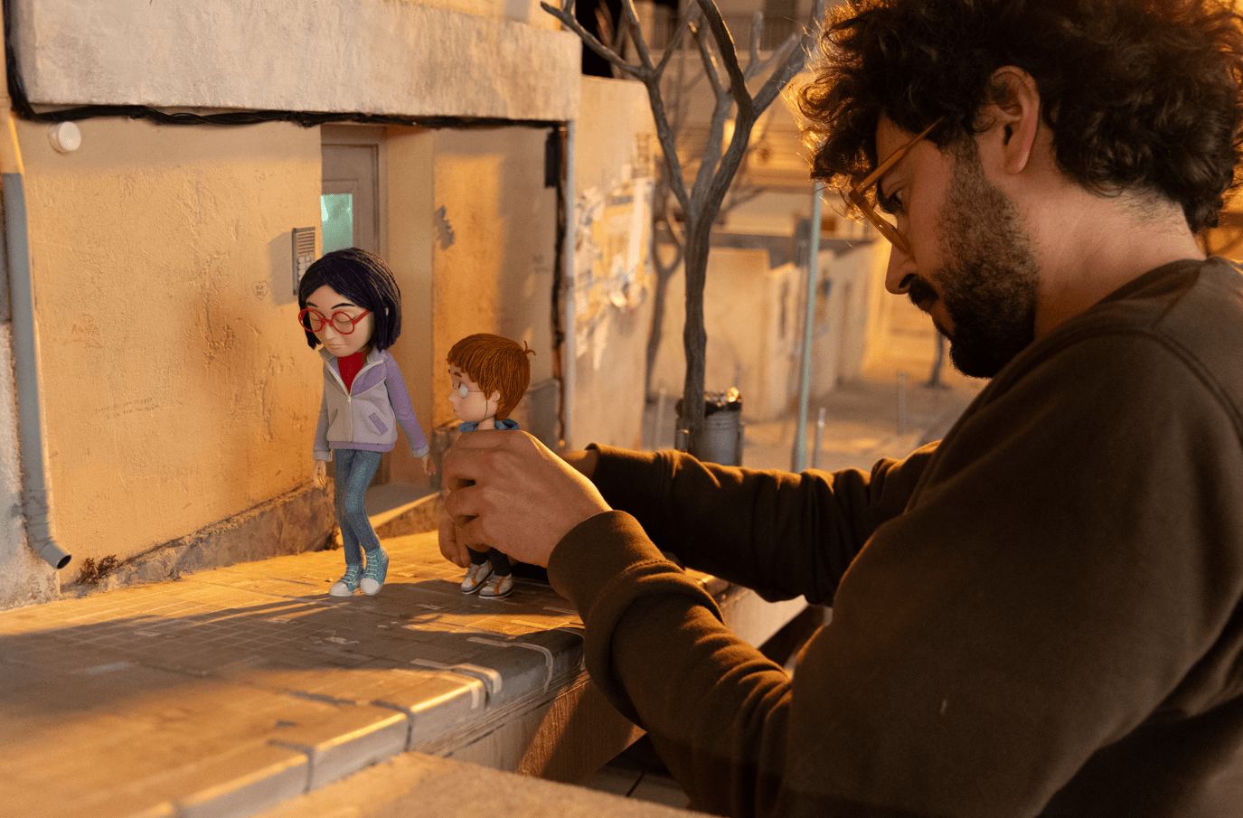Imagen de archivo del rodaje de 'Olivia y el terremoto invisible', de Irene Iborra